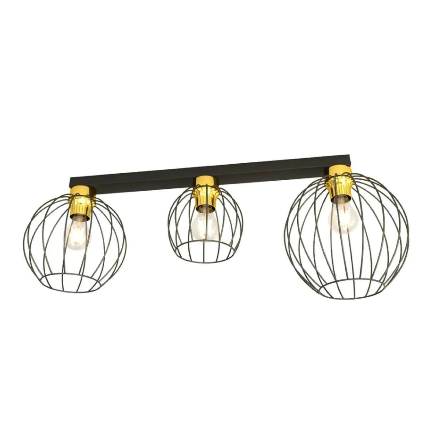 Hot Potrójna lampa sufitowa do loftowego salonu 1370/3 z serii NEST Żyrandole Nowoczesne