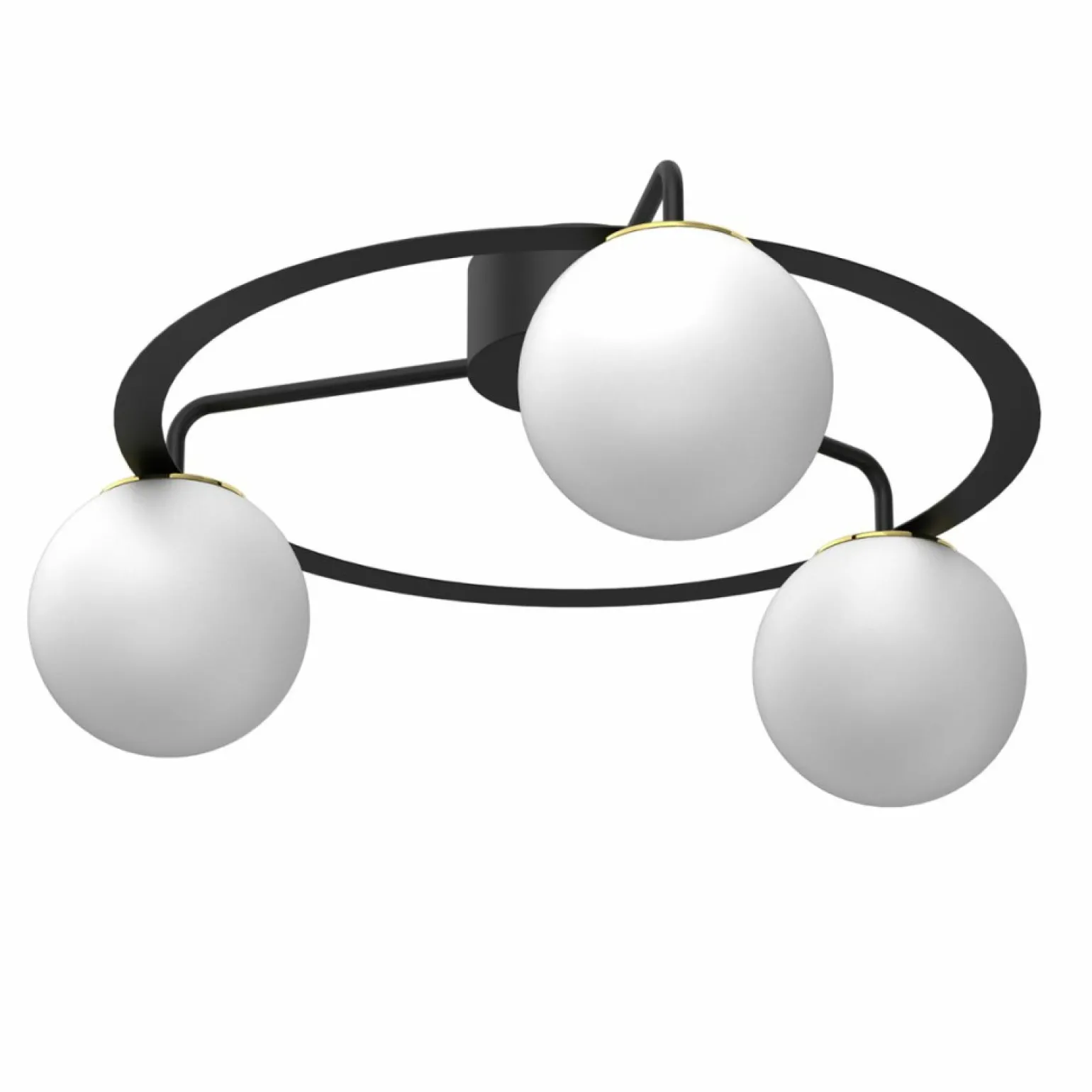 Best Sale Potrójna lampa sufitowa do stylowej sypialni LX 5668 BALLO | Kaja Żyrandole Nowoczesne