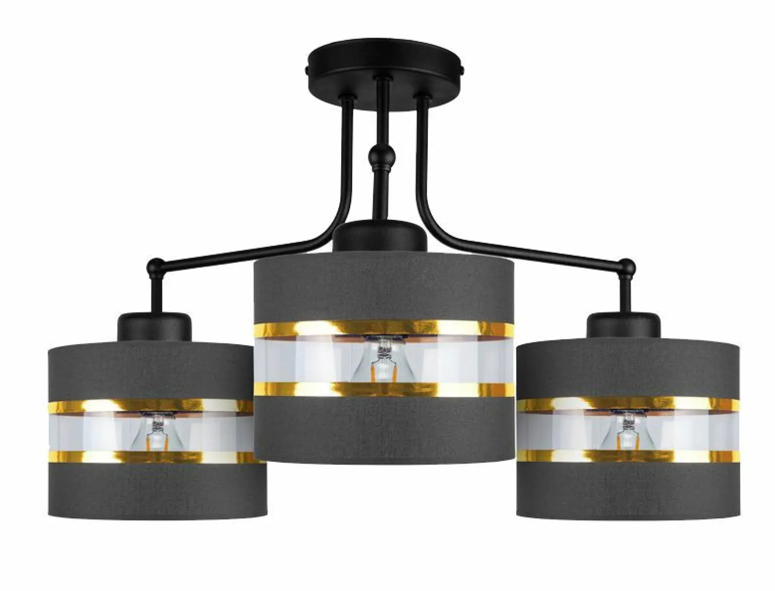 Fashion Potrójna lampa sufitowa do sypialni 33-06141 z serii ANDY | Kaja Żyrandole Nowoczesne