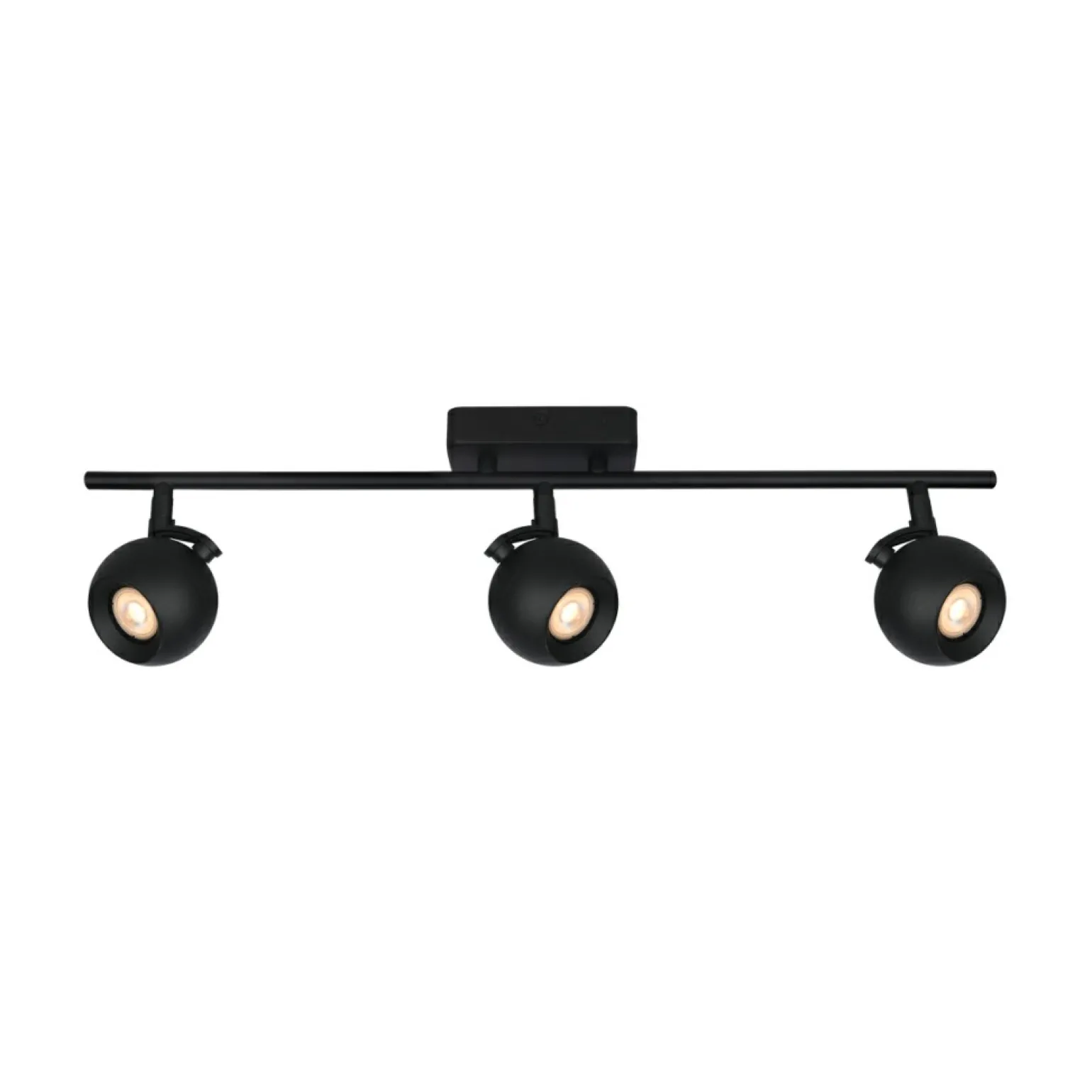 Sale Potrójna lampa z kulistymi reflektorami SPL-45379-3-BK LAFIN | Kaja Żyrandole Nowoczesne
