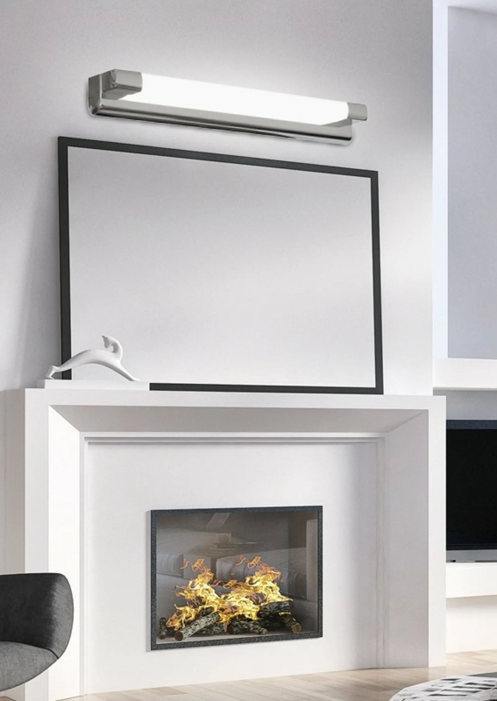 Sklep Kaja Prosta lampa ścienna z zimną barwą LED 20-32577 MIA | Kaja Oświetlenie* Lampy Led | Kinkiety Tradycyjne