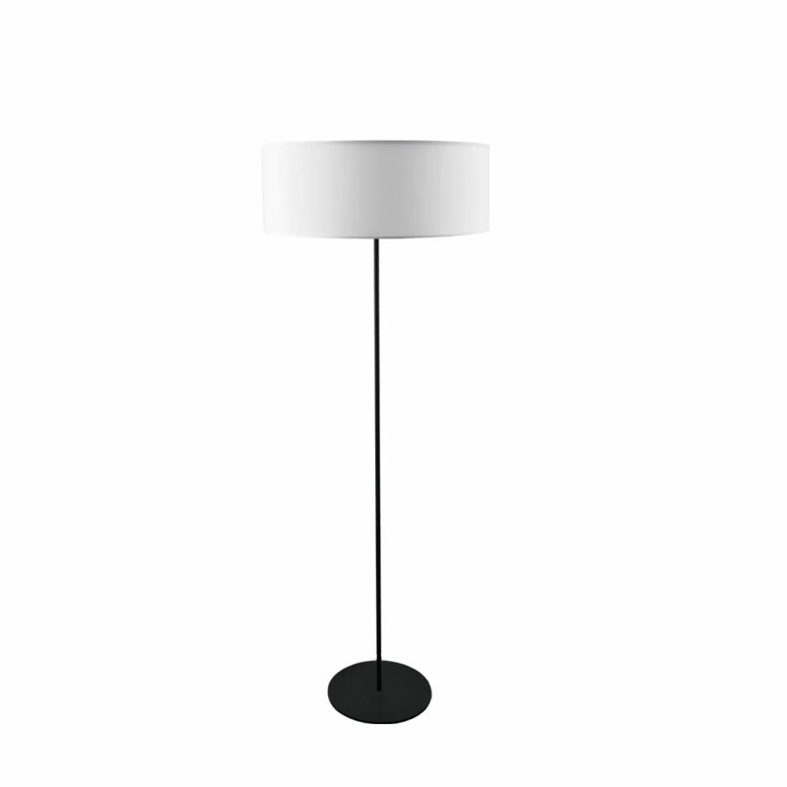 Sklep Kaja Prosta lampa stojąca z białym abażurem ANT 2017 LAMEGO | Kaja* Lampy Podłogowe Z Abażurem | Tradycyjne Lampy Podłogowe