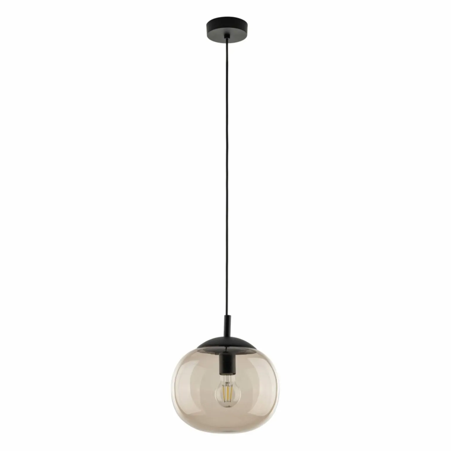 Fashion Prosta lampa wisząca do sypialni ⌀30cm TK 4677 VIBE TOPAZ | Kaja Żyrandole Nowoczesne