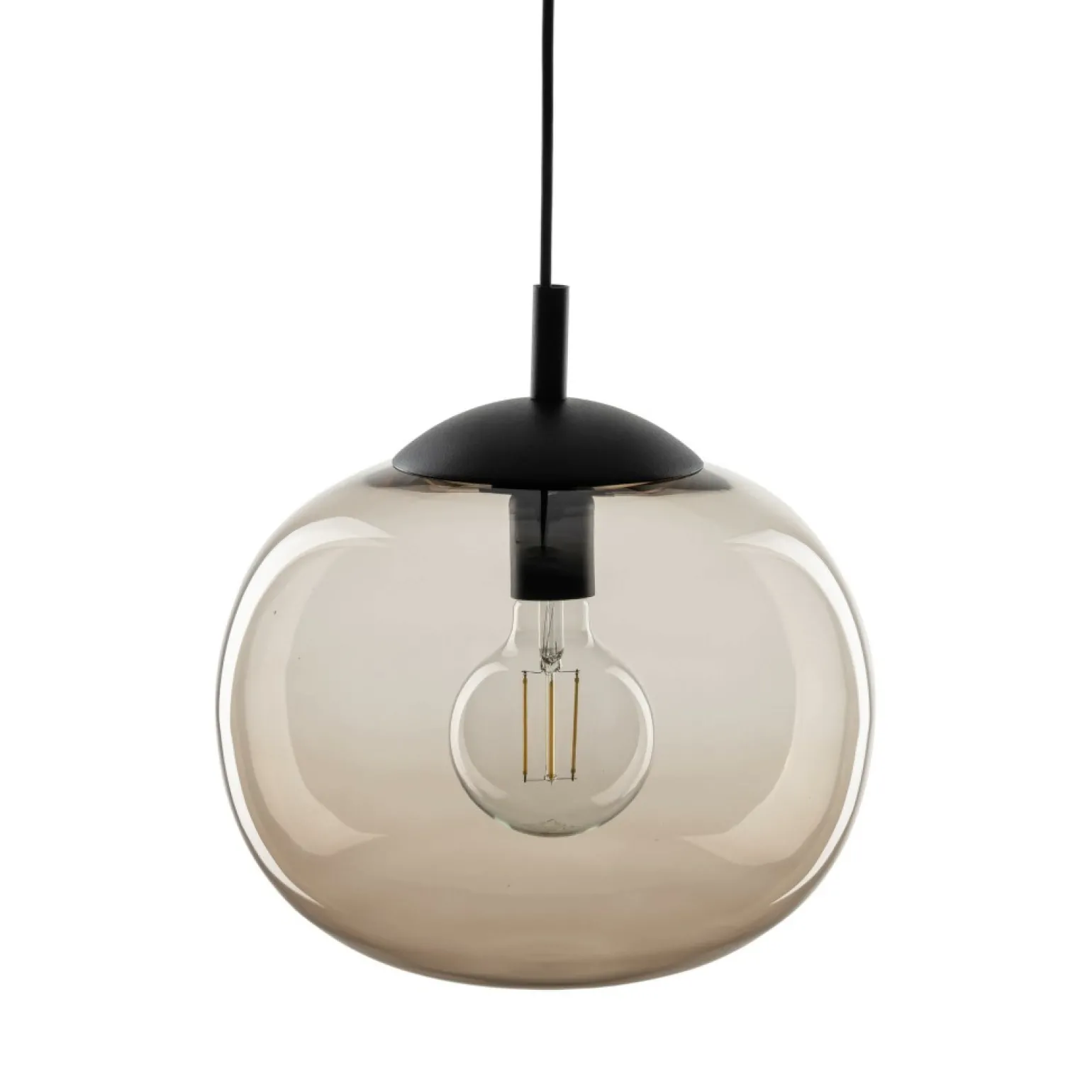 Fashion Prosta lampa wisząca do sypialni ⌀30cm TK 4677 VIBE TOPAZ | Kaja Żyrandole Nowoczesne