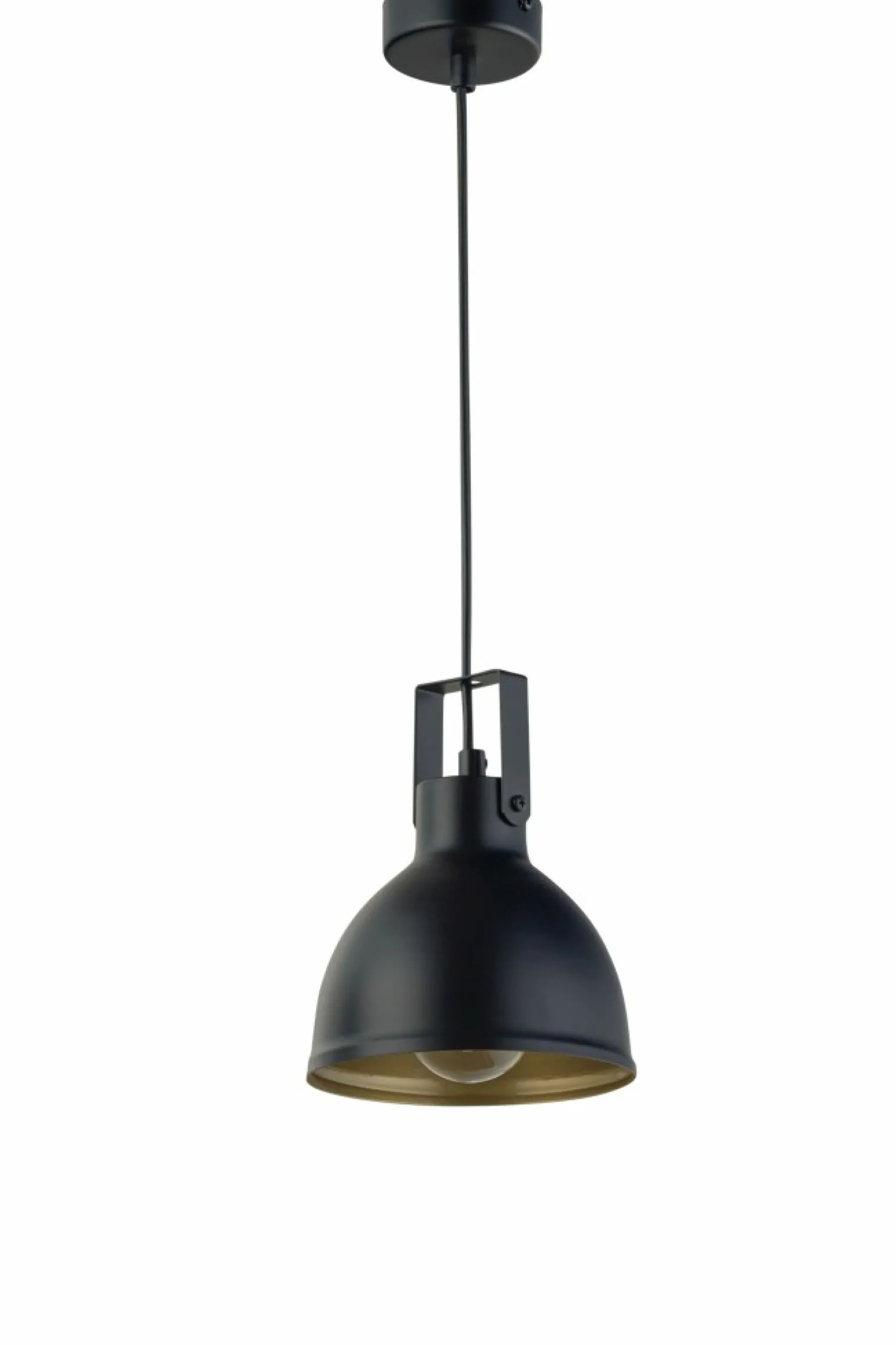 Fashion Punktowa, industrialna lampa wisząca nad blat SIG 32256 - MARS CZ/ZŁ Żyrandole Nowoczesne