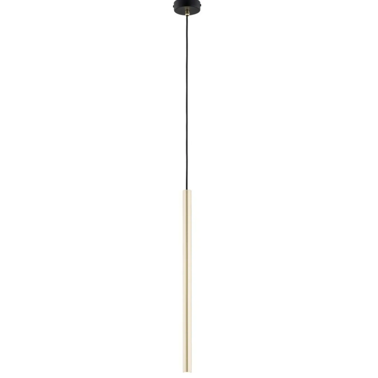 Clearance Punktowa lampa wisząca, złota rurka G9 1332/1 SELTER | Kaja Żyrandole Nowoczesne