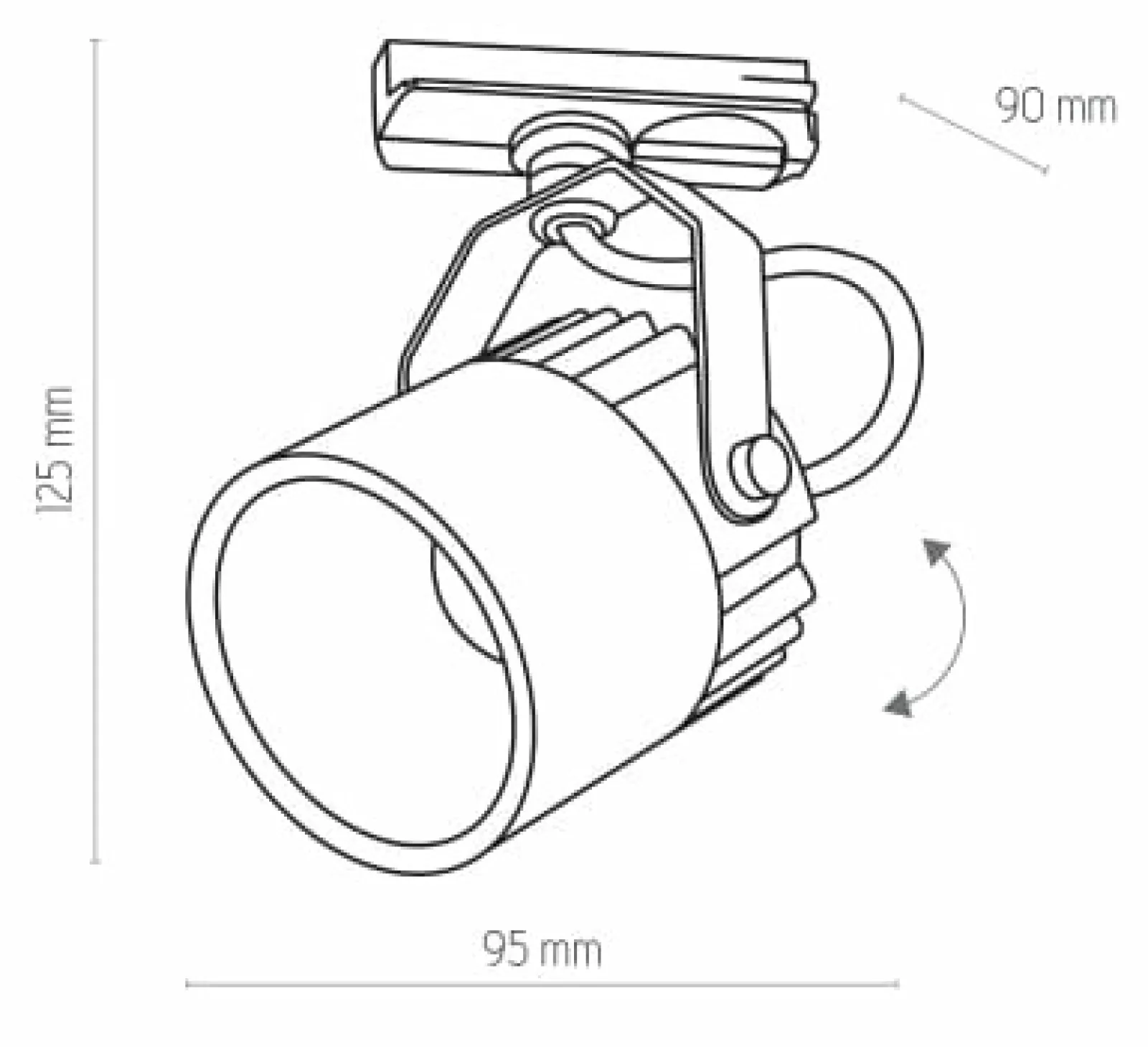 Sklep Kaja Reflektorek do szynoprzewodu 1-fazowego TK 4144 TRACER | Kaja* Lampy Led | Szynoprzewody Natynkowe