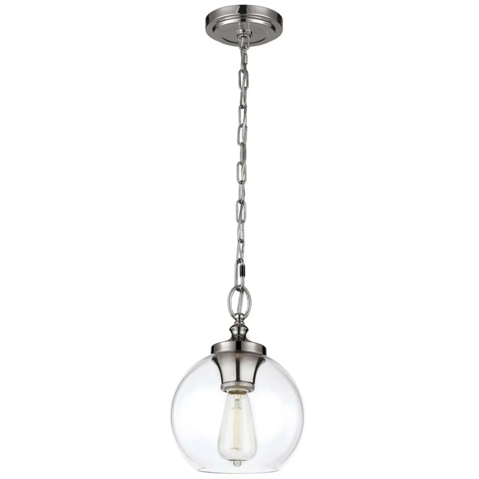 New Regulowana lampa wisząca, łańcuszek FE-TABBY-P-S z serii TABBY Żyrandole Nowoczesne