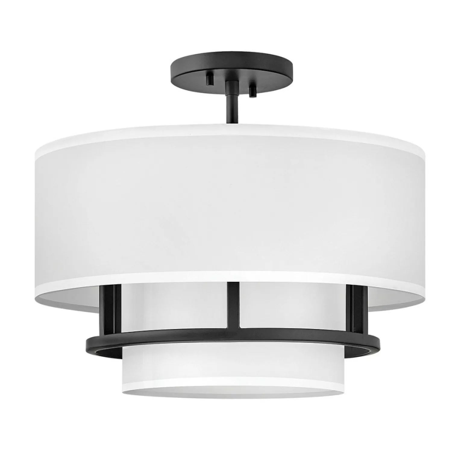 Best Sale Regulowana lampa wisząca z abażurem HK-GRAHAM-M-BK z serii GRAHAM Żyrandole Nowoczesne