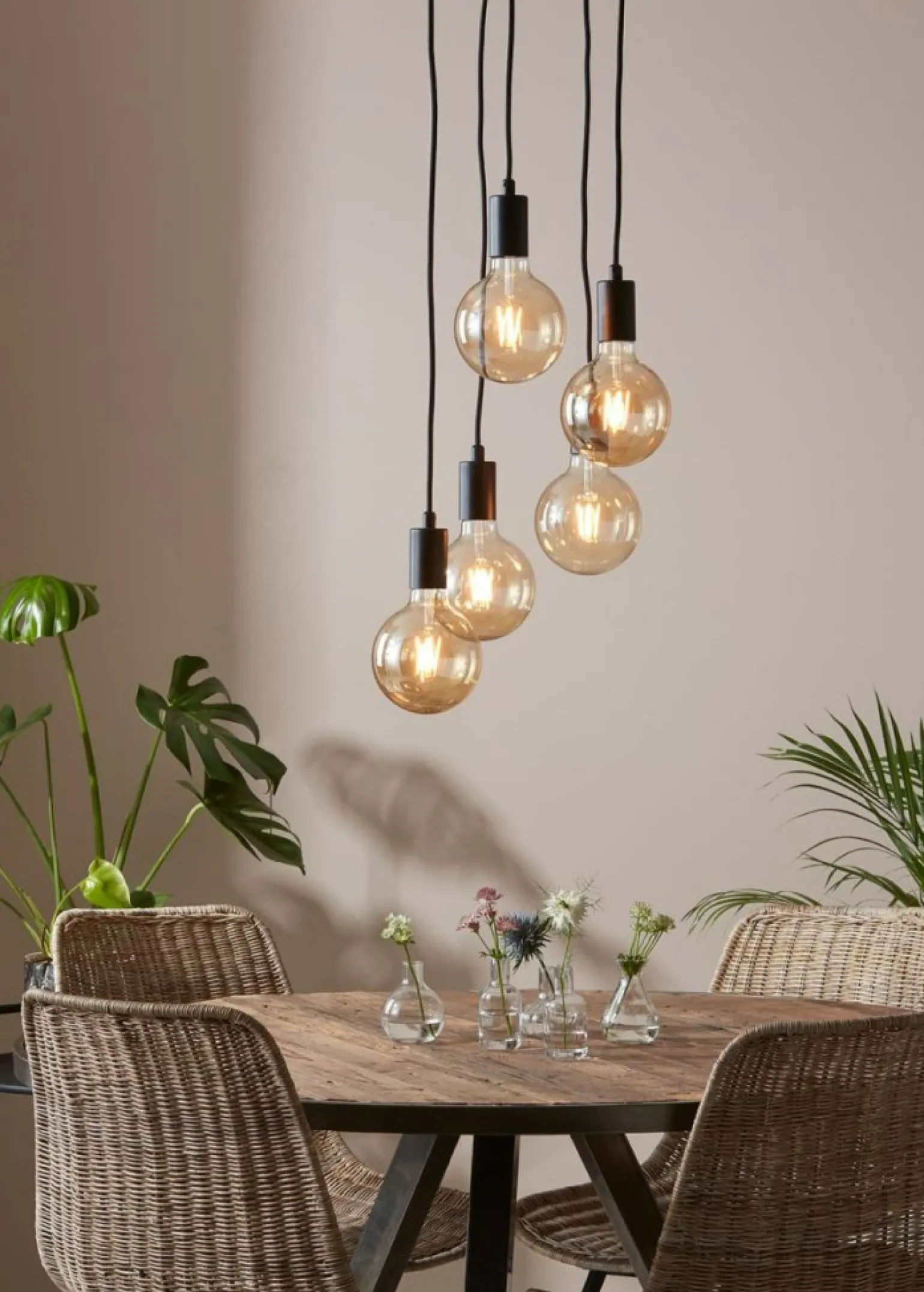 Cheap Regulowana lampa wisząca z czarną oprawą 107467 | Kaja Oświetlenie Żyrandole Nowoczesne