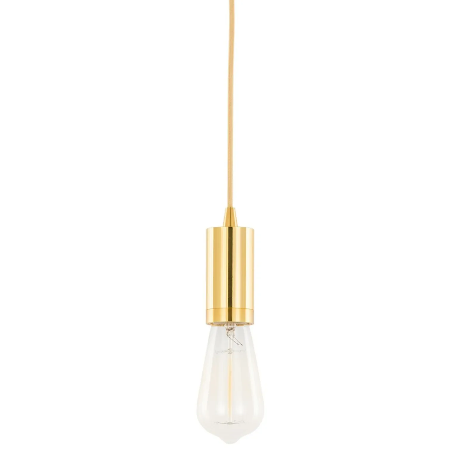 New Regulowany zwis z oprawką E27 DS-M-038 GOLD MODERNA | Kaja Oświetlenie Żyrandole Nowoczesne