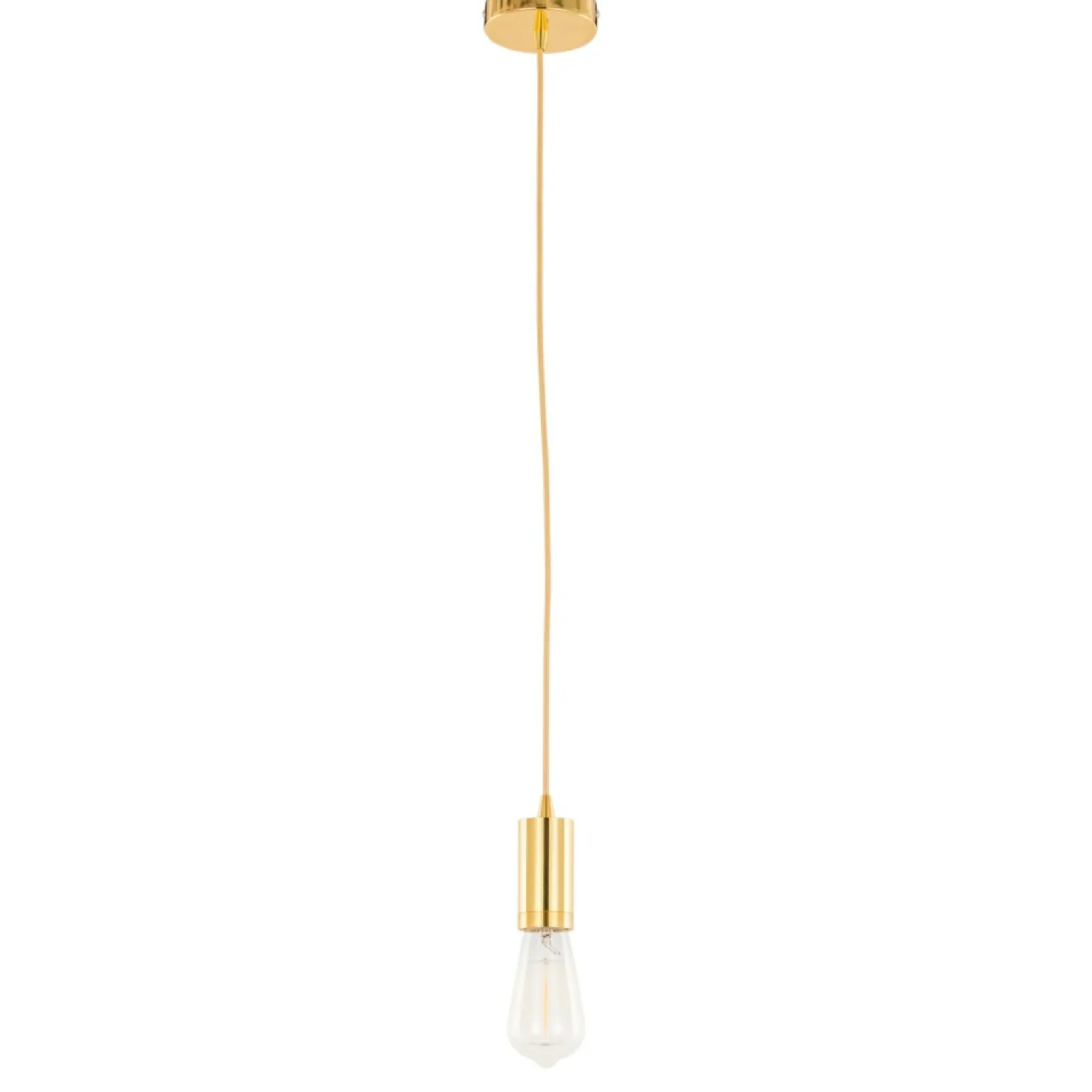 New Regulowany zwis z oprawką E27 DS-M-038 GOLD MODERNA | Kaja Oświetlenie Żyrandole Nowoczesne
