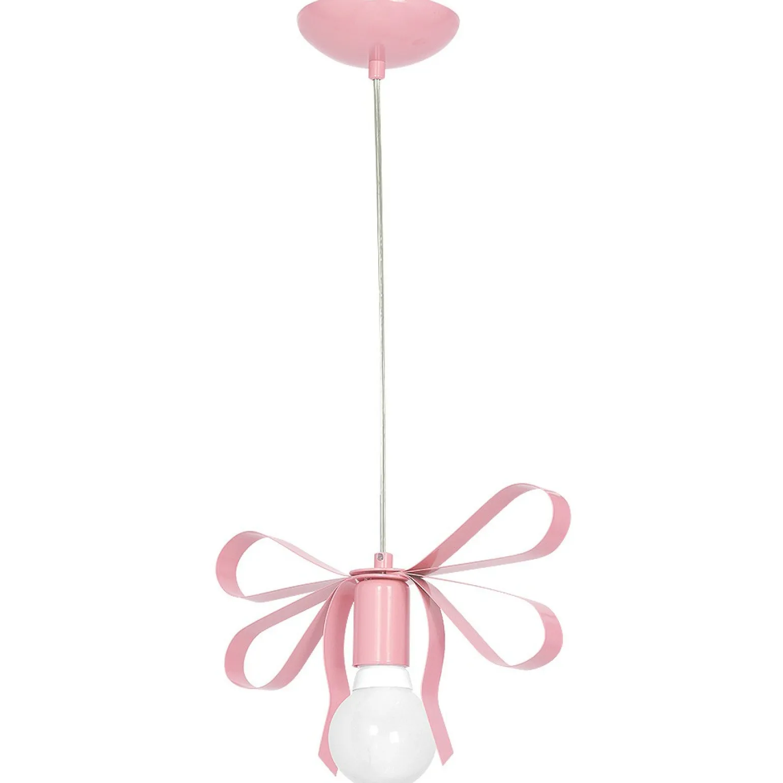 Flash Sale Różowa lampa wisząca dziewczęca kokardka MLP1039 EMMA | Kaja Żyrandole Nowoczesne