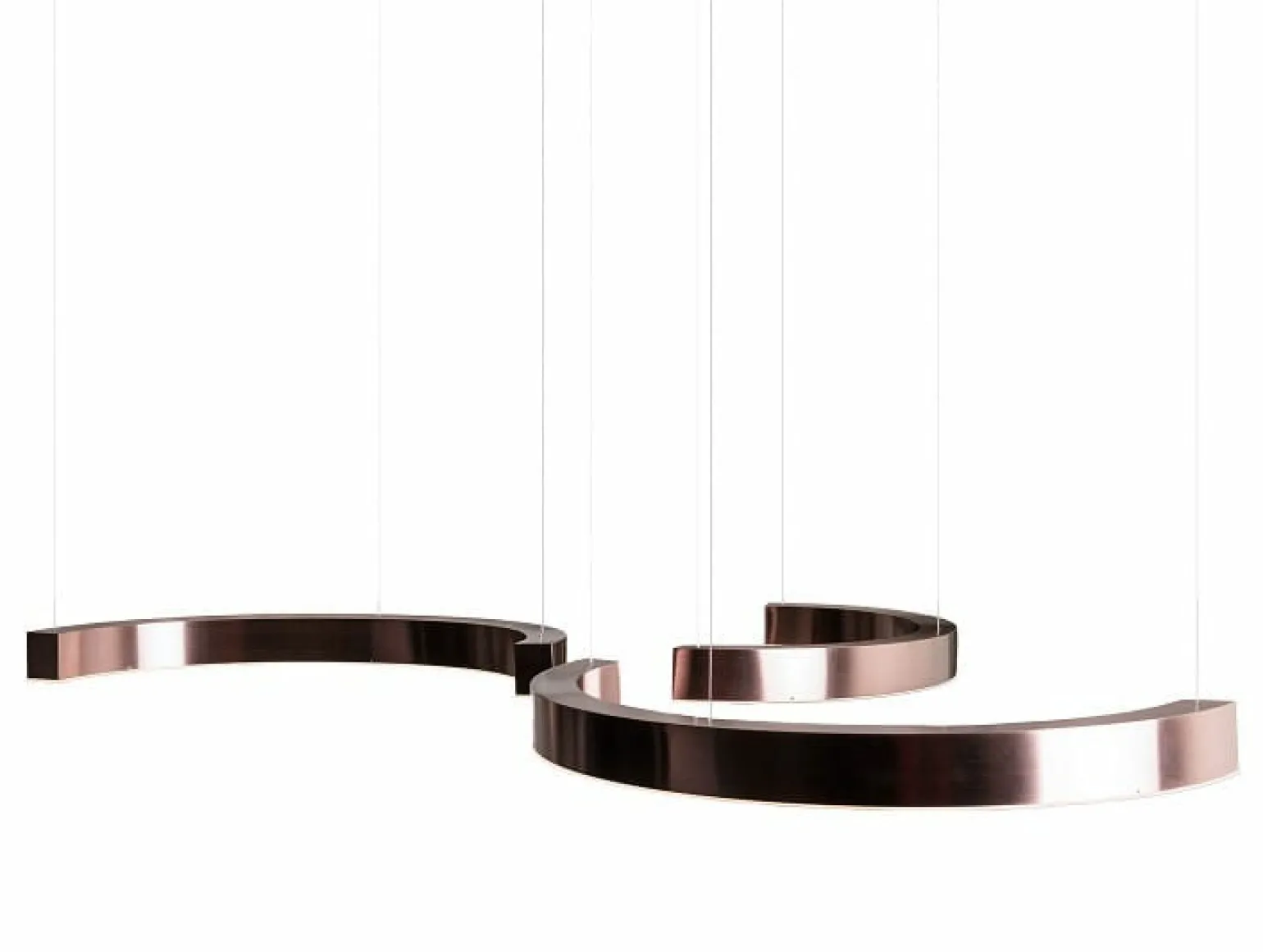 Best Sale Rozłożysta, ledowa lampa wisząca do salonu MX P0571D LOTUS | Kaja Żyrandole Nowoczesne