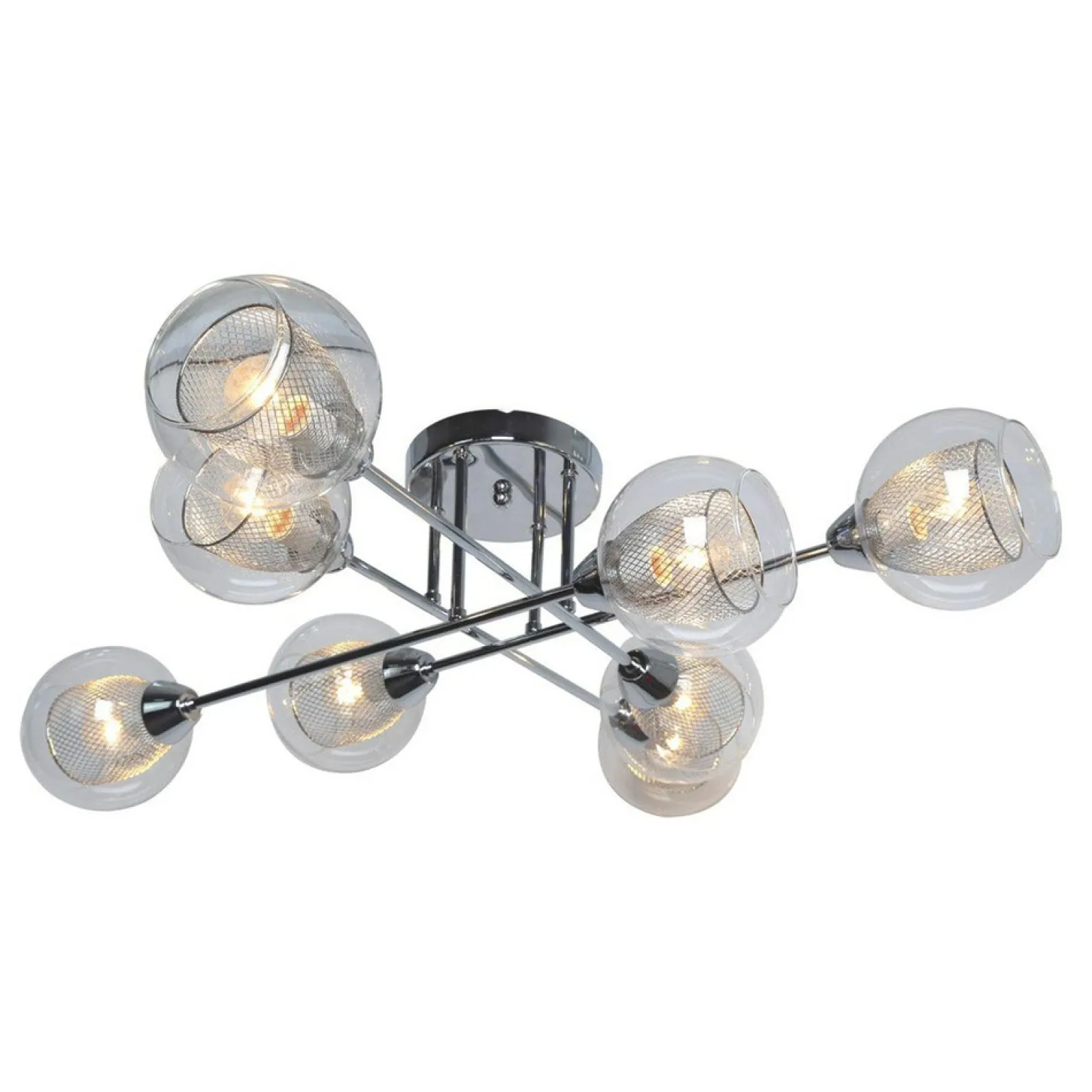 Hot Rozłożysta, stylowa lampa sufitowa K-JSL-1302/8 FONS | Kaja Żyrandole Nowoczesne