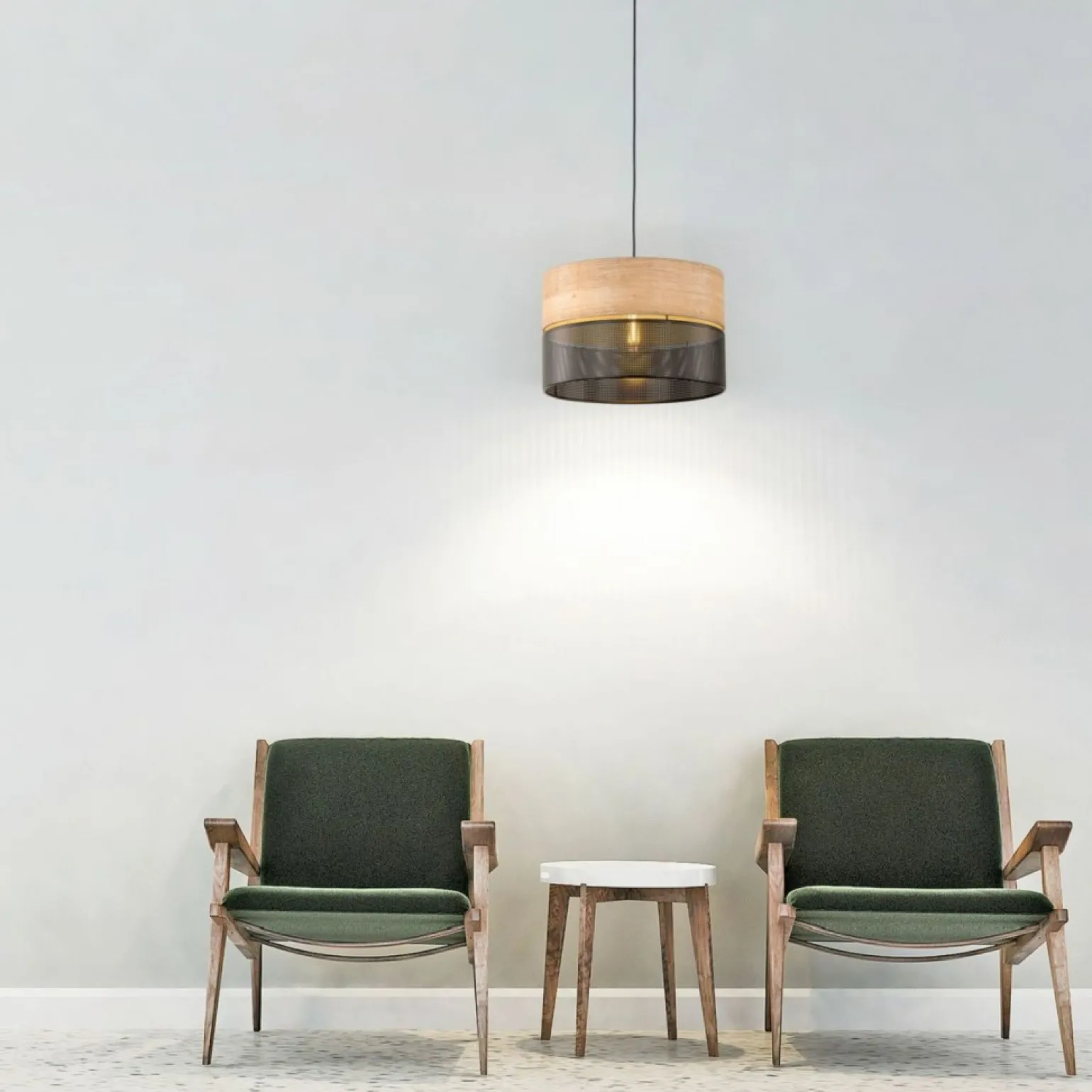 Cheap Rustykalny, regulowany zwis z abażurem boho TK 4799 z serii NICOL Żyrandole Nowoczesne