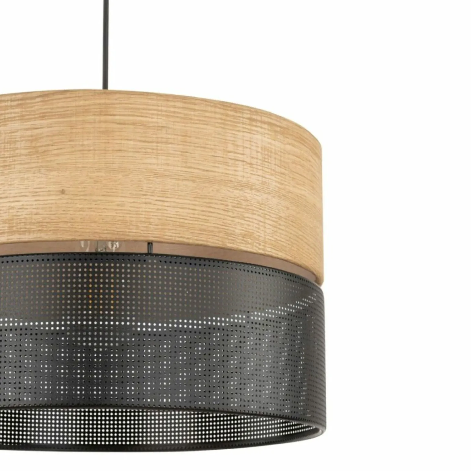 Cheap Rustykalny, regulowany zwis z abażurem boho TK 4799 z serii NICOL Żyrandole Nowoczesne