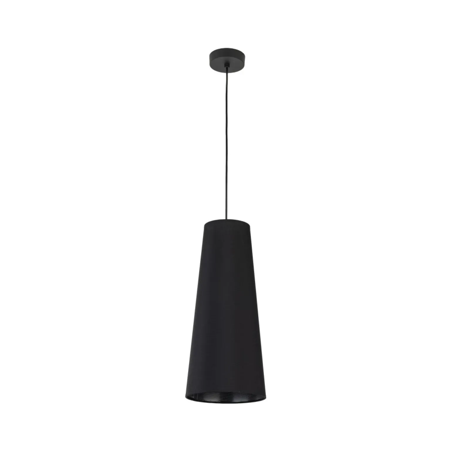 Hot Smukła lampa wisząca z czarnym abażurem TK 10085 ZING | Kaja Żyrandole Nowoczesne