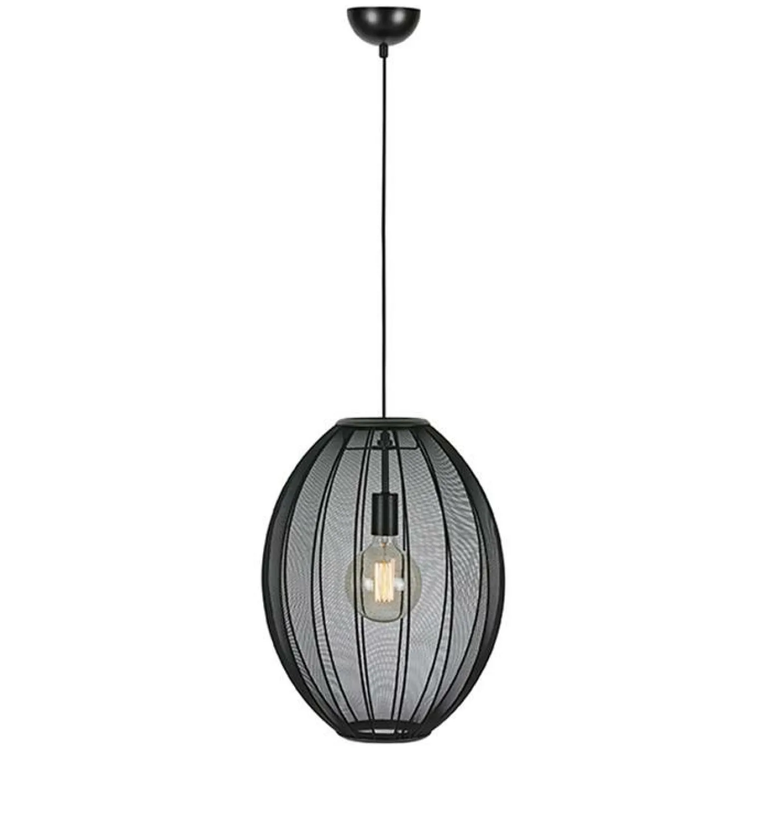 Flash Sale Smukła lampa wisząca z nylonowym abażurem 108795 FLORENCE | Kaja Żyrandole Nowoczesne