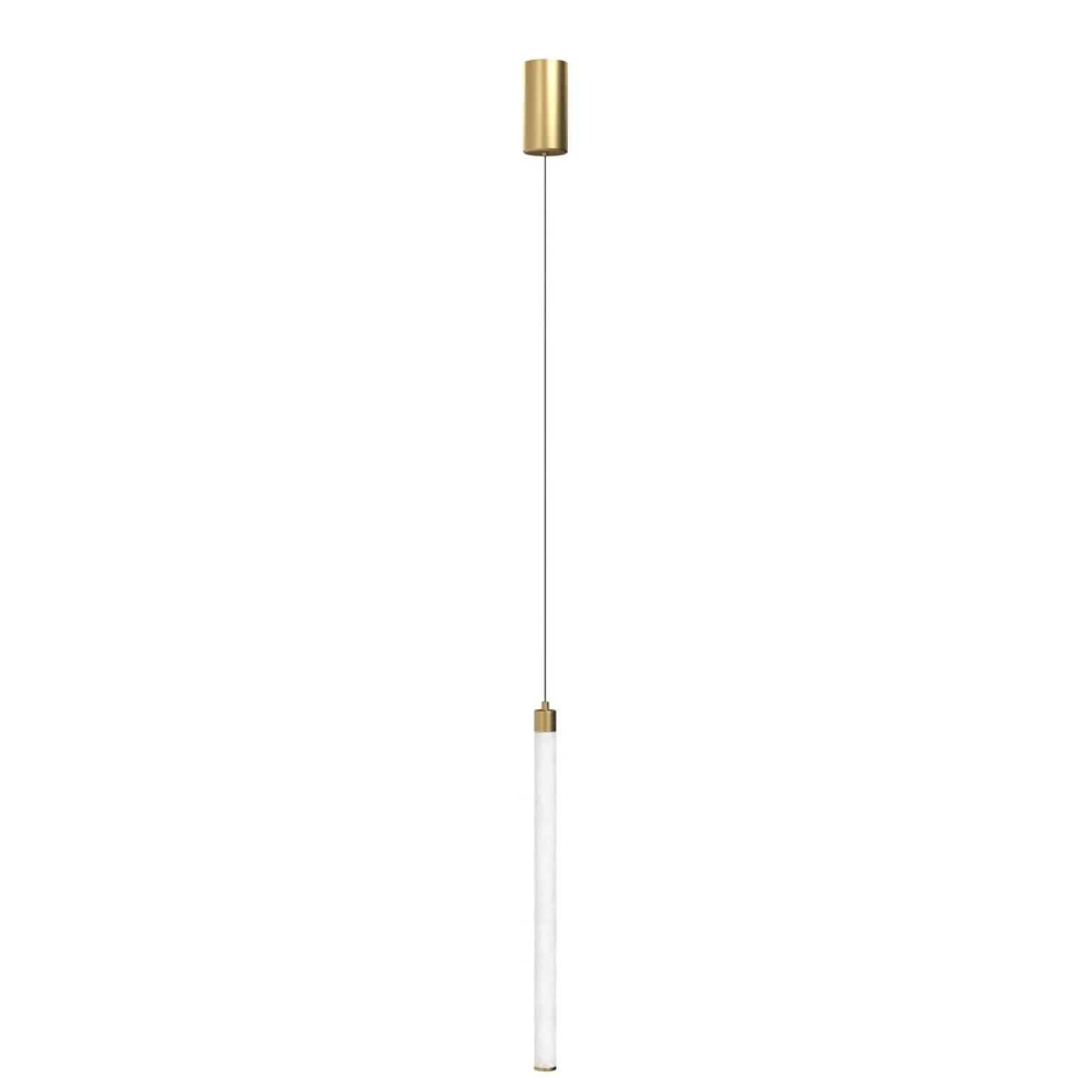 Outlet Smukła lampa wisząca ze światłem LED 360° P022PL-L20G3K z serii RAY Żyrandole Nowoczesne