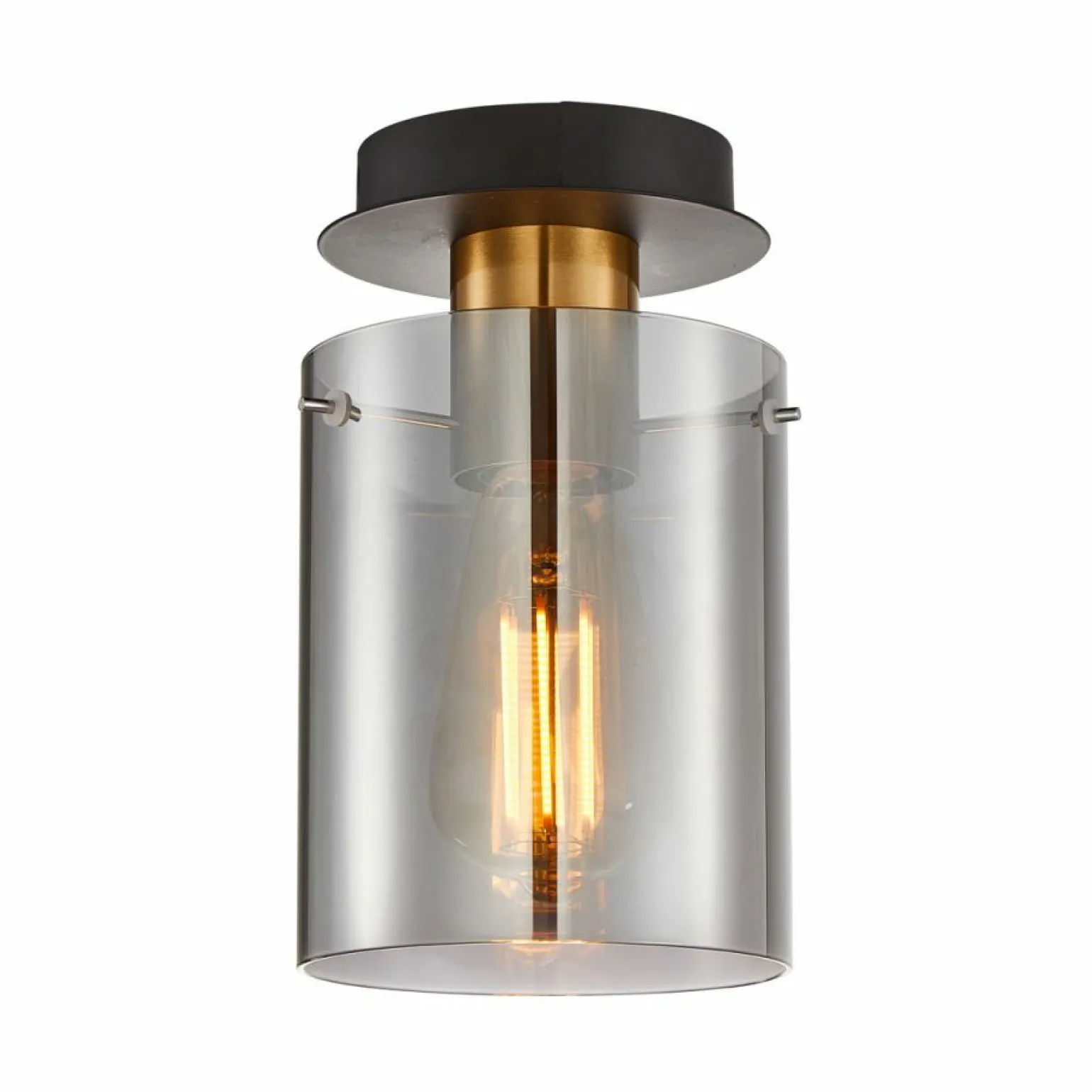 Flash Sale Smukła, pojedyncza lampa sufitowa SPL-5581-1SC-BRO-SG SARDO | Kaja Żyrandole Nowoczesne