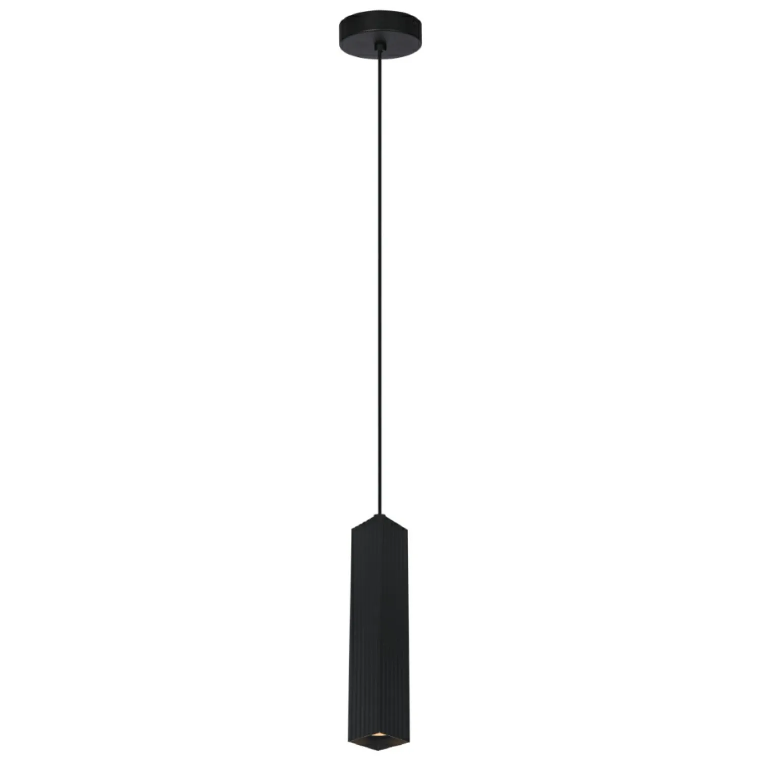 Best Sale Smukła, pojedyncza lampa wisząca PND-37492-1-BK TECNO | Kaja Żyrandole Nowoczesne