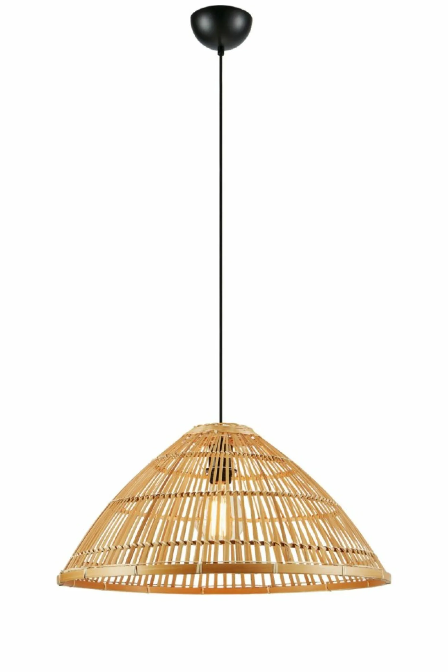 Outlet Słomkowa lampa wisząca boho, do sypialni 108673 CAPELLO | Kaja Żyrandole Nowoczesne