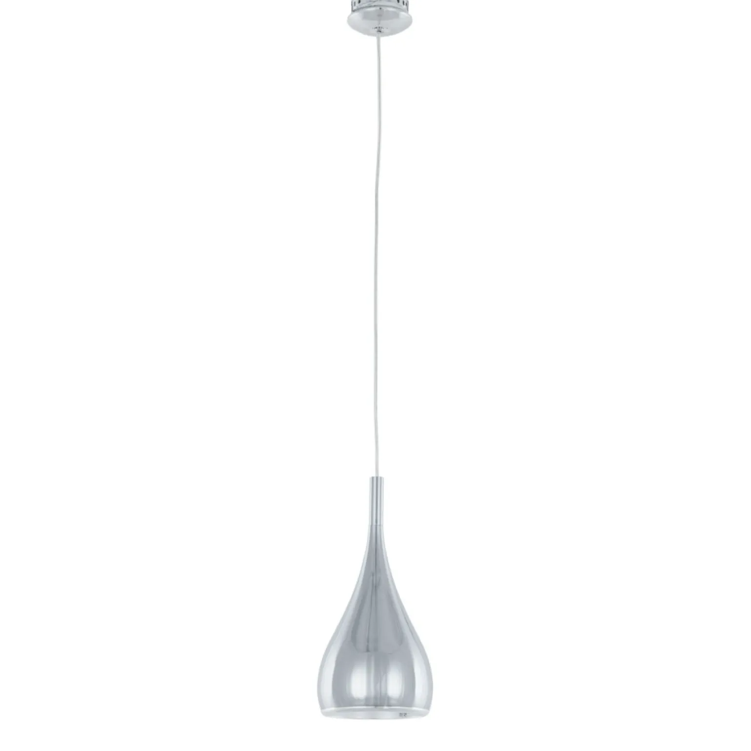 Best Srebrna lampa wisząca łezka MA01986C-001 CH ANON | Kaja Oświetlenie Żyrandole Nowoczesne