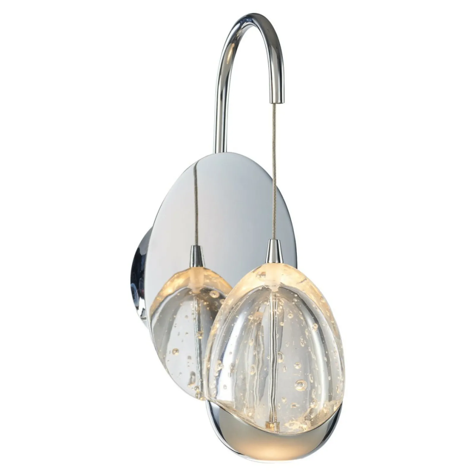 Sklep Kaja Srebrna lampa z ledowym zwisem WL-22112132-1A-CR HUELTO | Kaja* Lampy Led