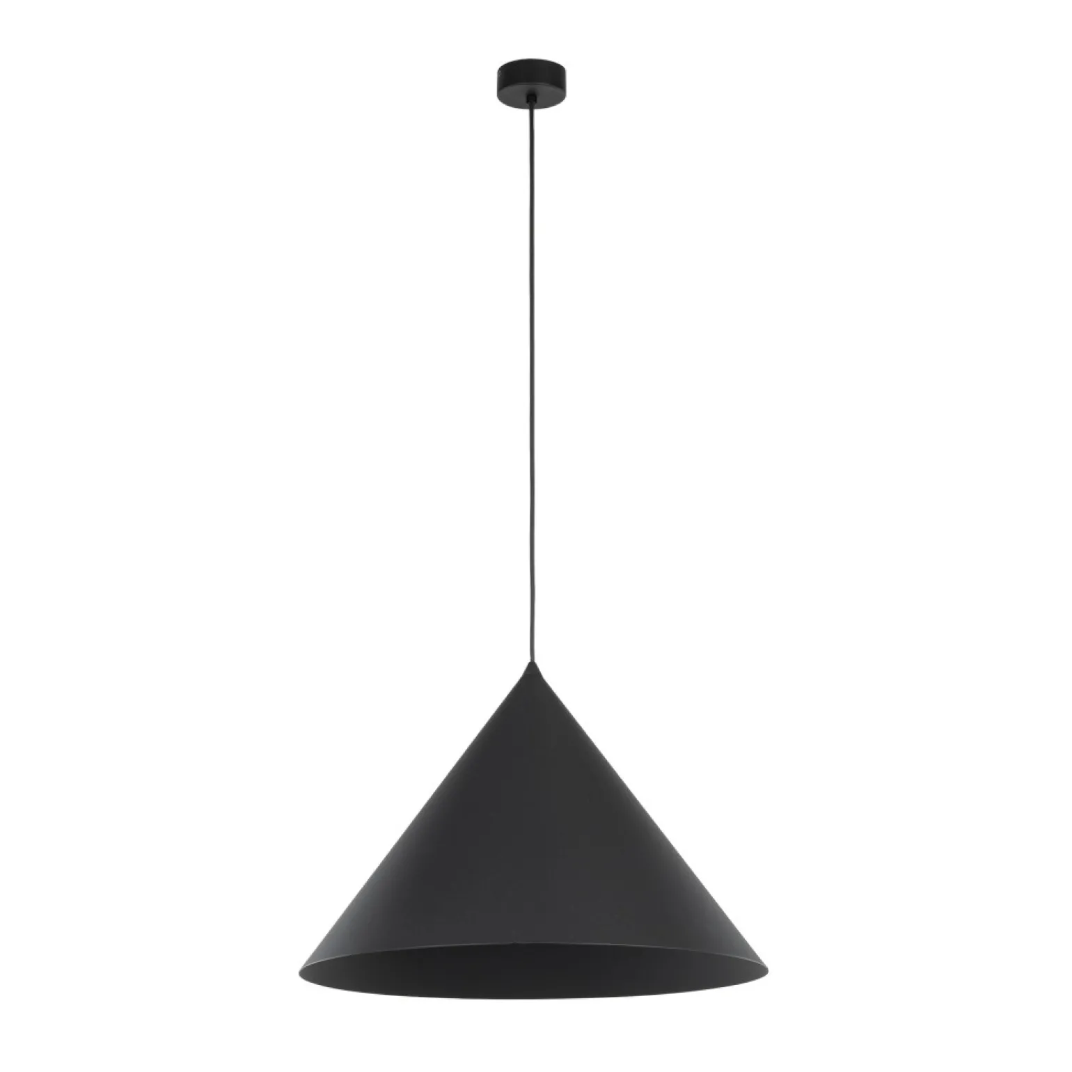 Fashion Stożkowa, czarna lampa wisząca TK 10059 CONO BLACK | Kaja Oświetlenie Żyrandole Nowoczesne
