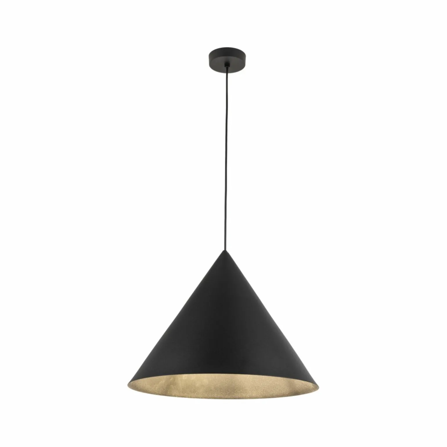 Fashion Stożkowa, czarna lampa wisząca TK 10059 CONO BLACK | Kaja Oświetlenie Żyrandole Nowoczesne
