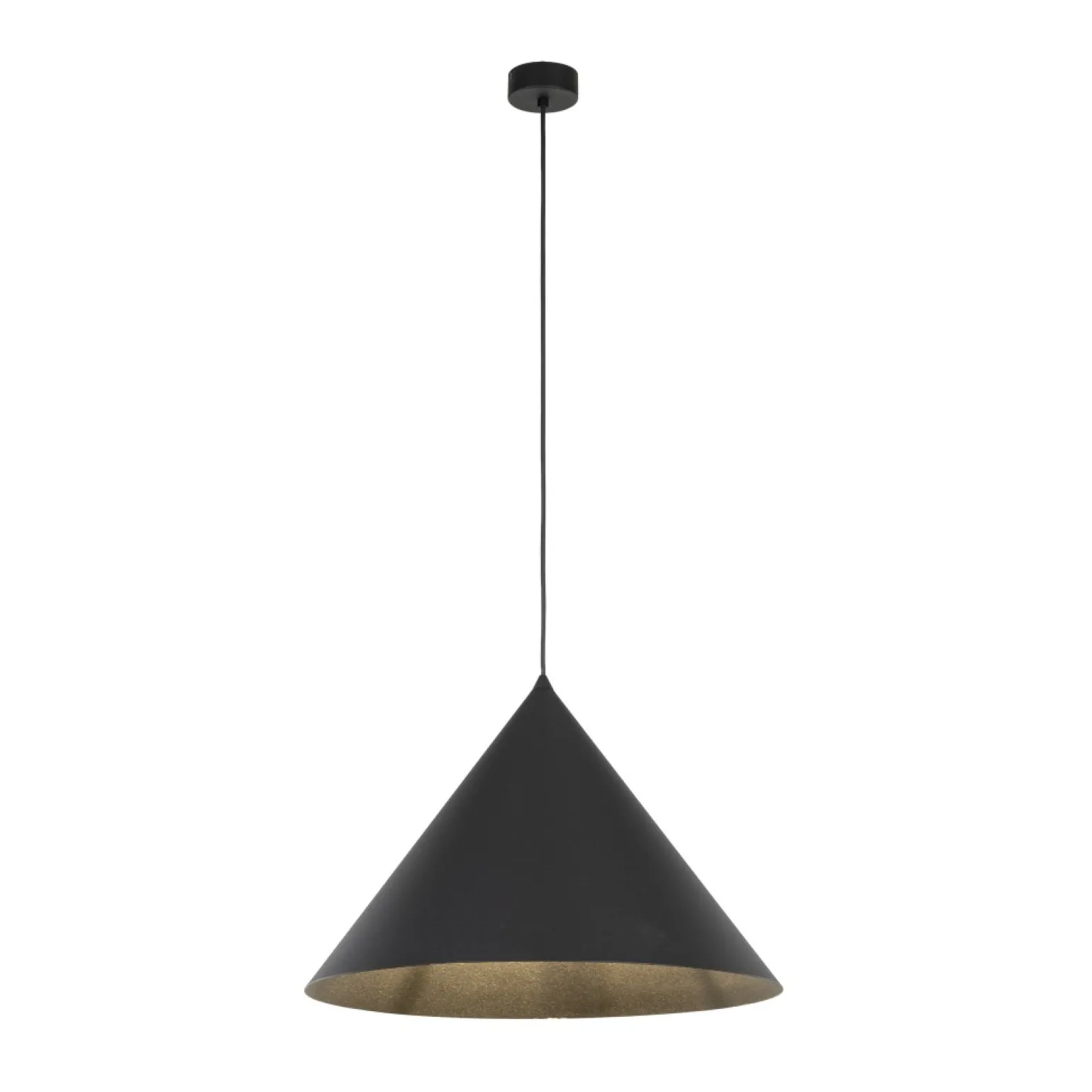 Fashion Stożkowa, czarna lampa wisząca TK 10059 CONO BLACK | Kaja Oświetlenie Żyrandole Nowoczesne