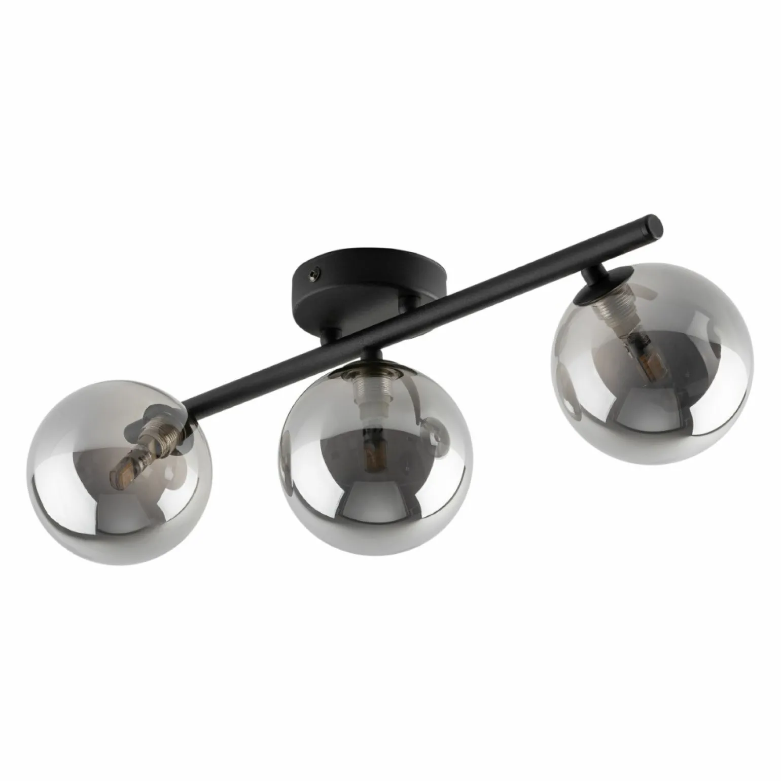 Outlet Stylowa, czarna lampa sufitowa do kuchni TK 6855 ESTERA BLACK | Kaja Żyrandole Nowoczesne