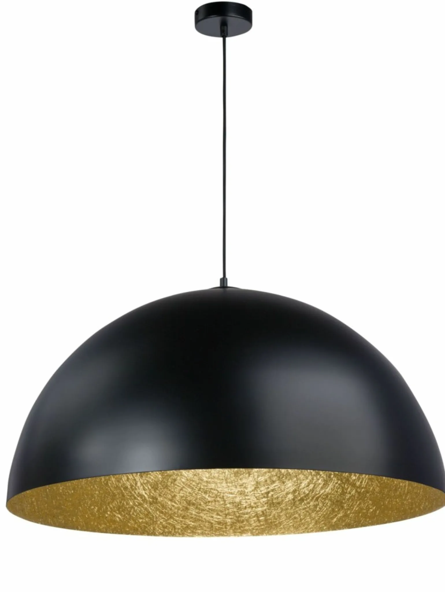 Cheap Stylowa, czarno-złota lampa wisząca SIG 30137 z serii SFERA 50 CZ/ZŁ Żyrandole Nowoczesne