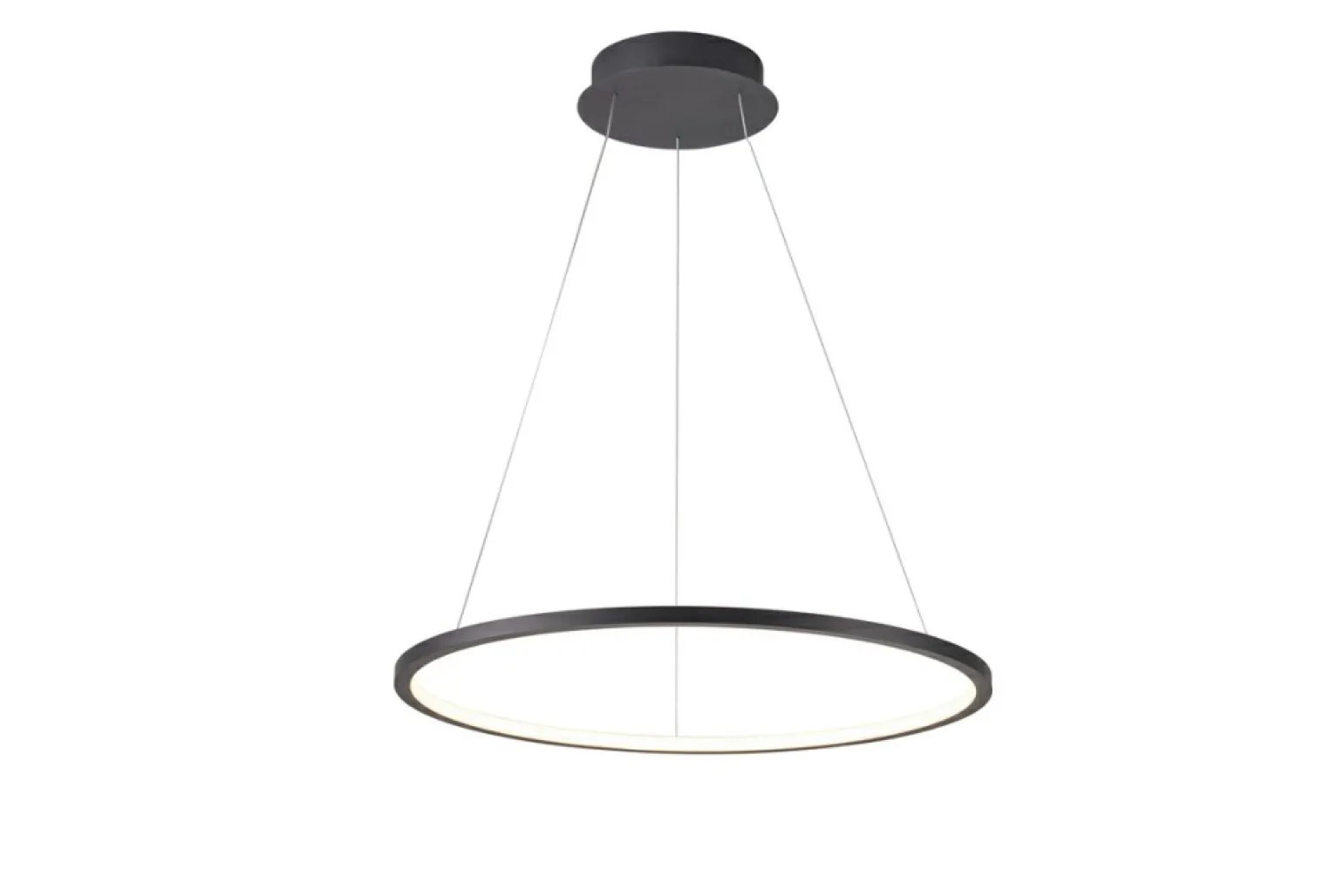 Best Stylowa lampa LED ⌀100 PND-56135B-100RPC-BK-3KS4K-TRDIMM VINOLA | Kaja Żyrandole Nowoczesne