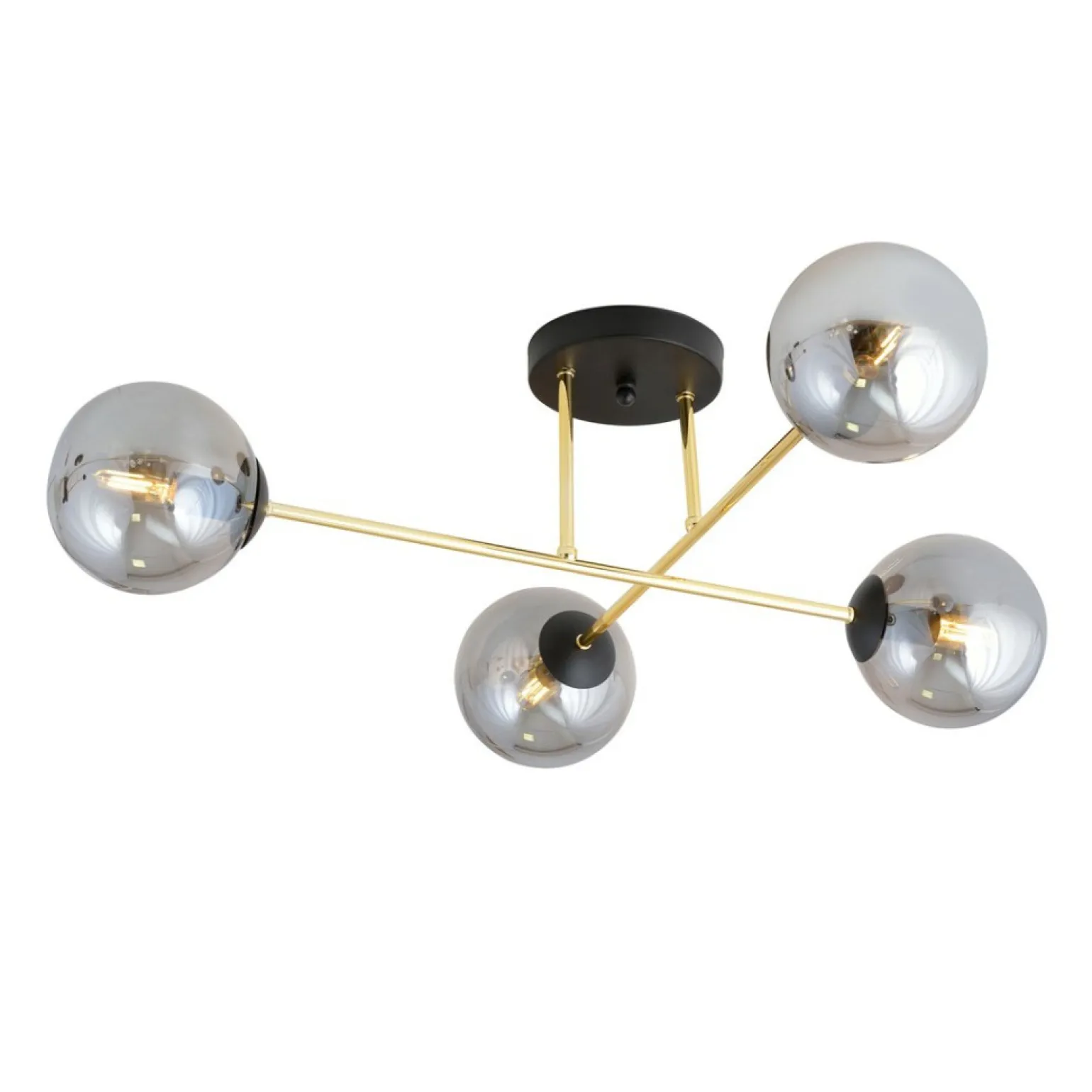 Shop Stylowa lampa sufitowa do nowoczesnej kuchni 1269/4 - MAGNUM | Kaja Żyrandole Nowoczesne