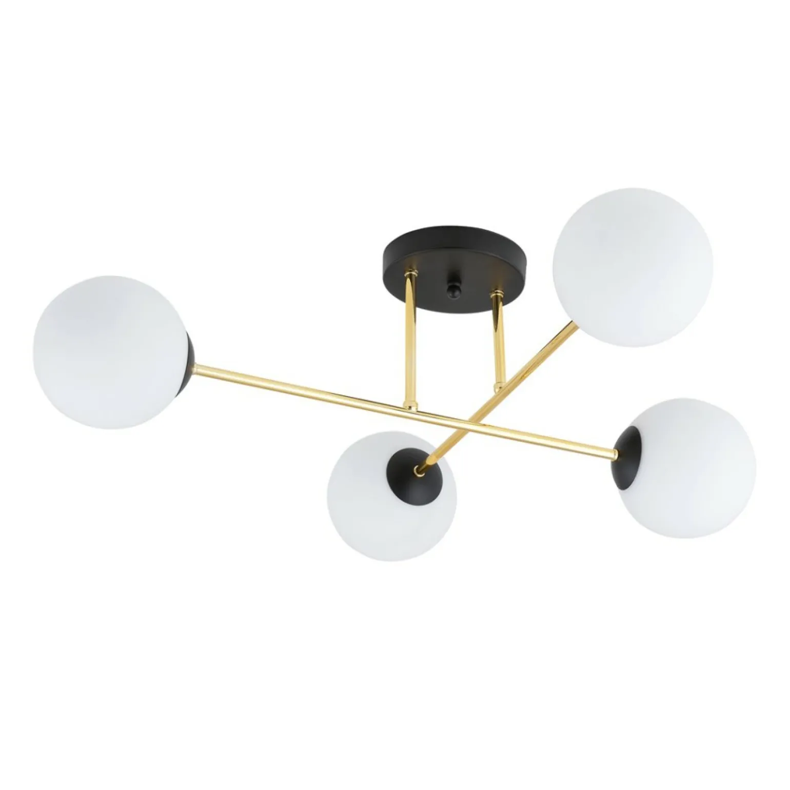 Hot Stylowa lampa sufitowa do przytulnej sypialni 1233/4 z serii MAGNUM Żyrandole Nowoczesne
