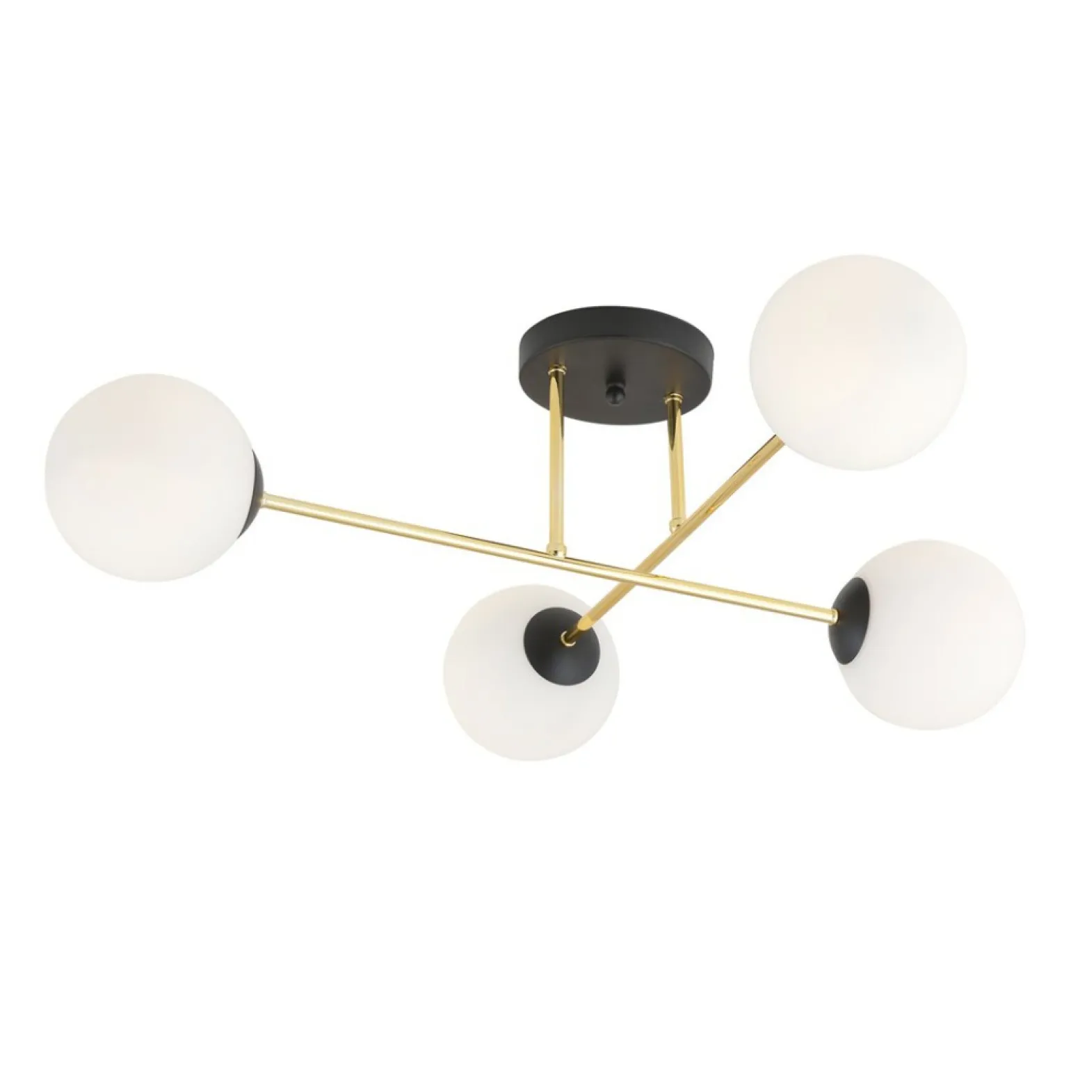 Hot Stylowa lampa sufitowa do przytulnej sypialni 1233/4 z serii MAGNUM Żyrandole Nowoczesne