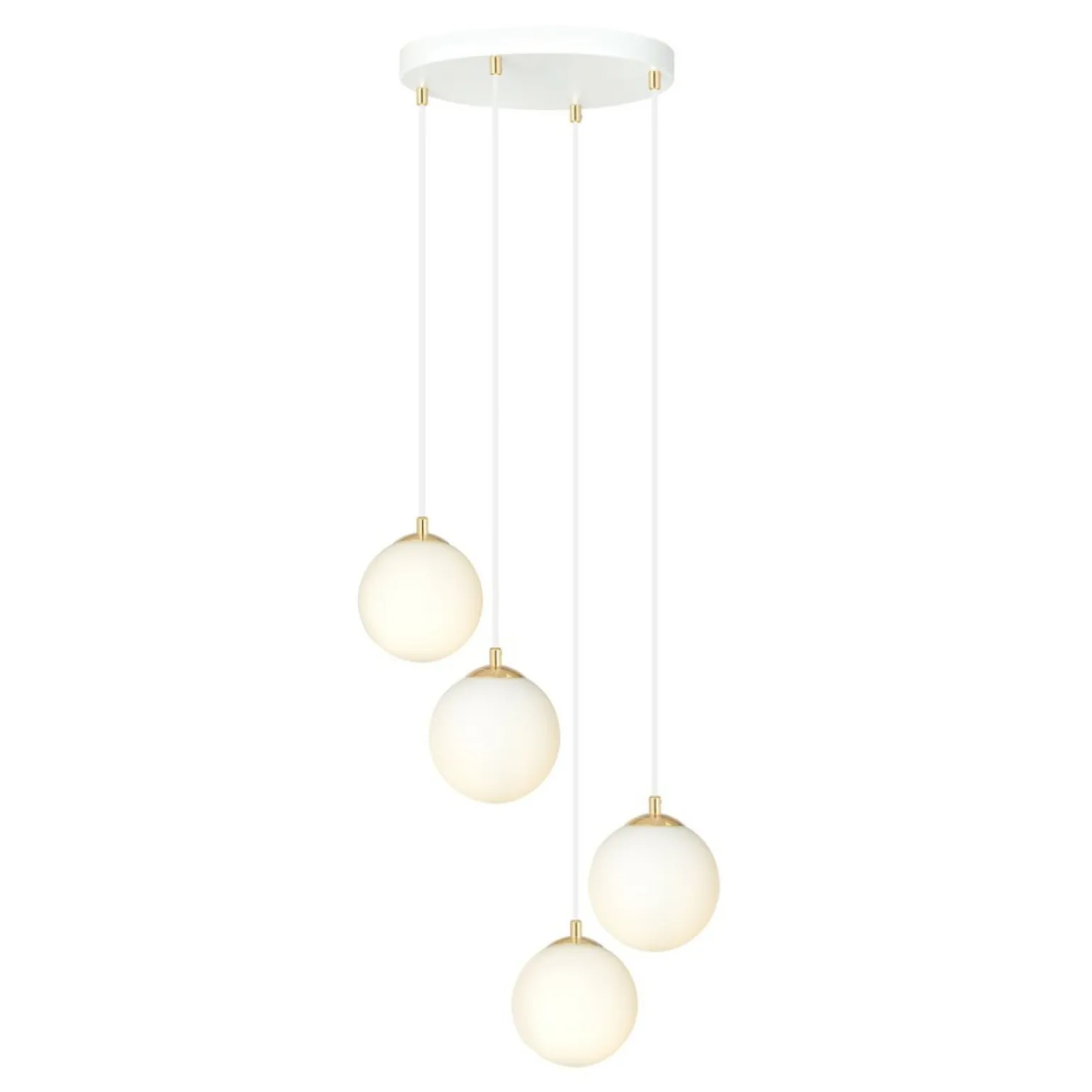 Outlet Stylowa lampa wisząca do nowoczesnego salonu 1244/4 z serii ROYAL Żyrandole Nowoczesne