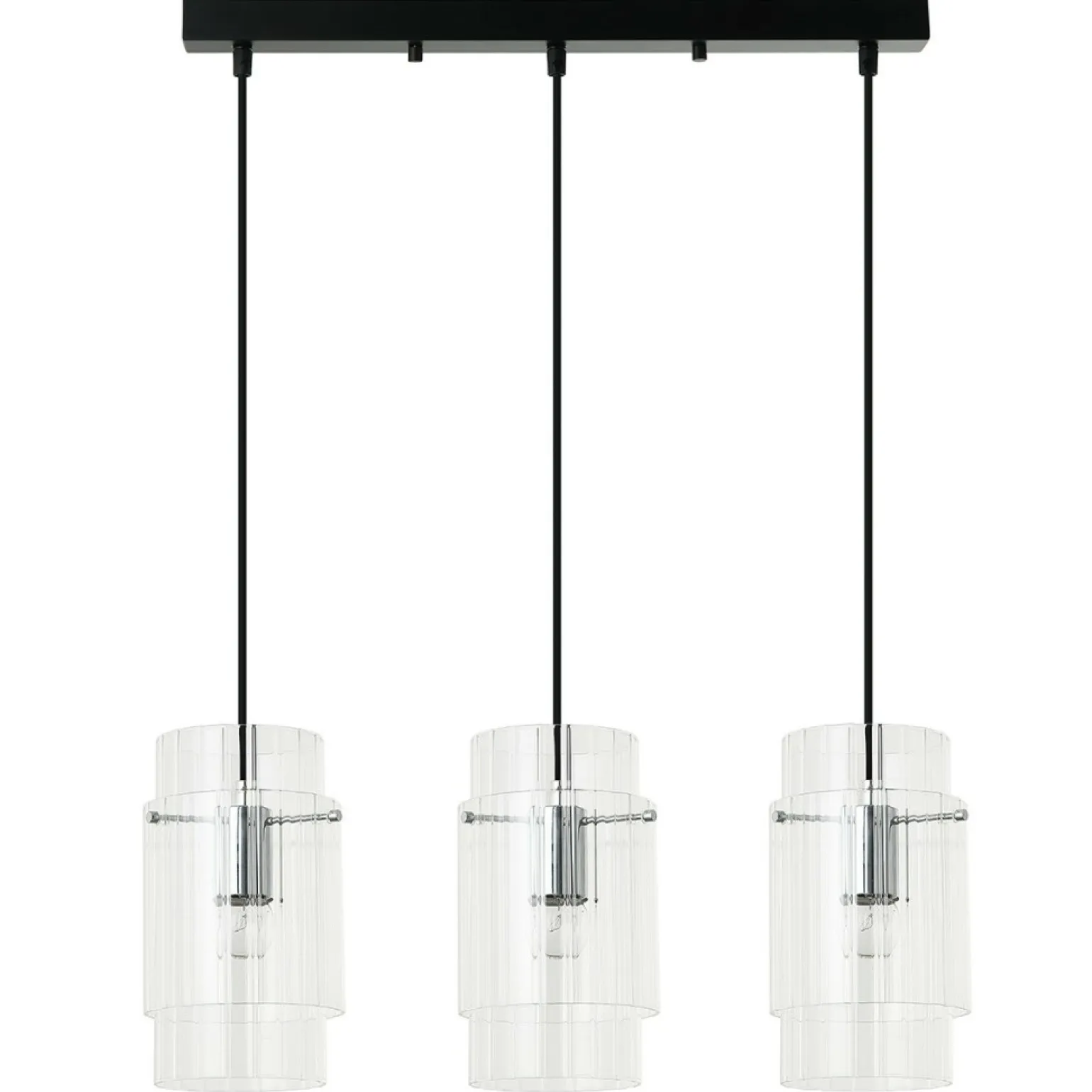 Best Sale Stylowa lampa wisząca na listwie, nad stół LP-707/3L z serii SAVONA Żyrandole Nowoczesne
