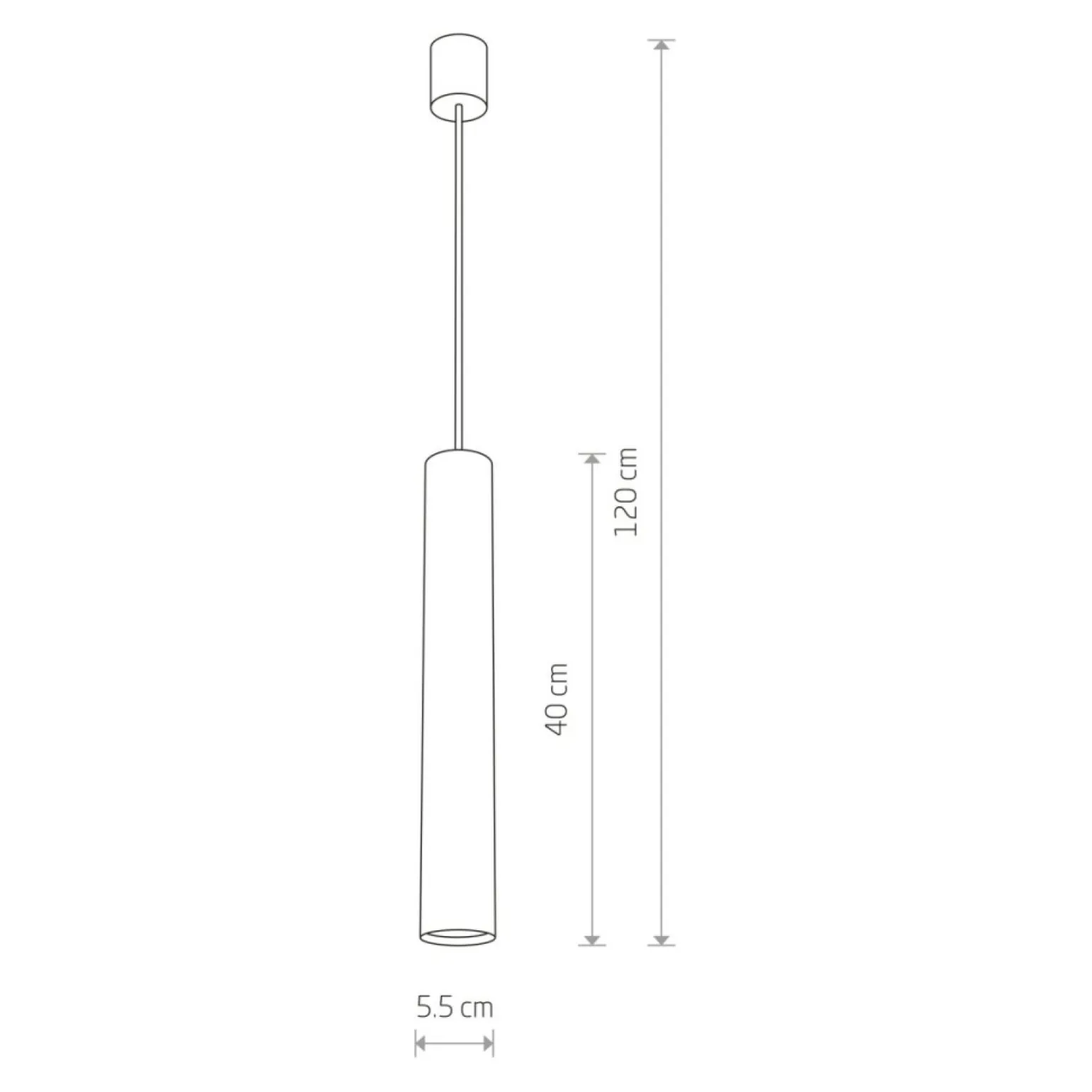Best Sale Stylowa lampa wisząca, tuba w kolorze u 8800 | Kaja Oświetlenie Żyrandole Nowoczesne