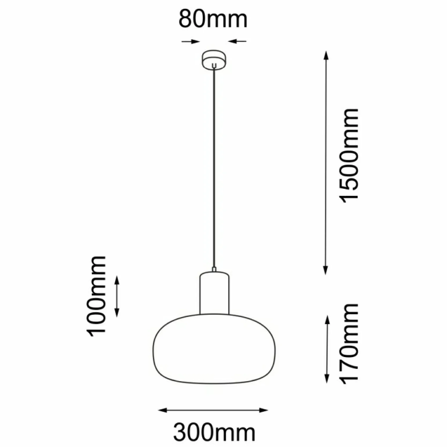 Outlet Stylowa lampa wisząca z dekoracyjnym kloszem ANT 5209 TANPO | Kaja Żyrandole Nowoczesne