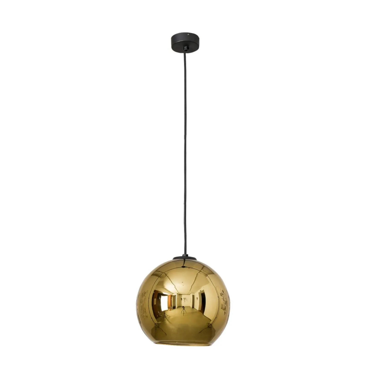 Sale Stylowa lampa wisząca z lustrzanym kloszem 9057 | Kaja Oświetlenie Żyrandole Nowoczesne