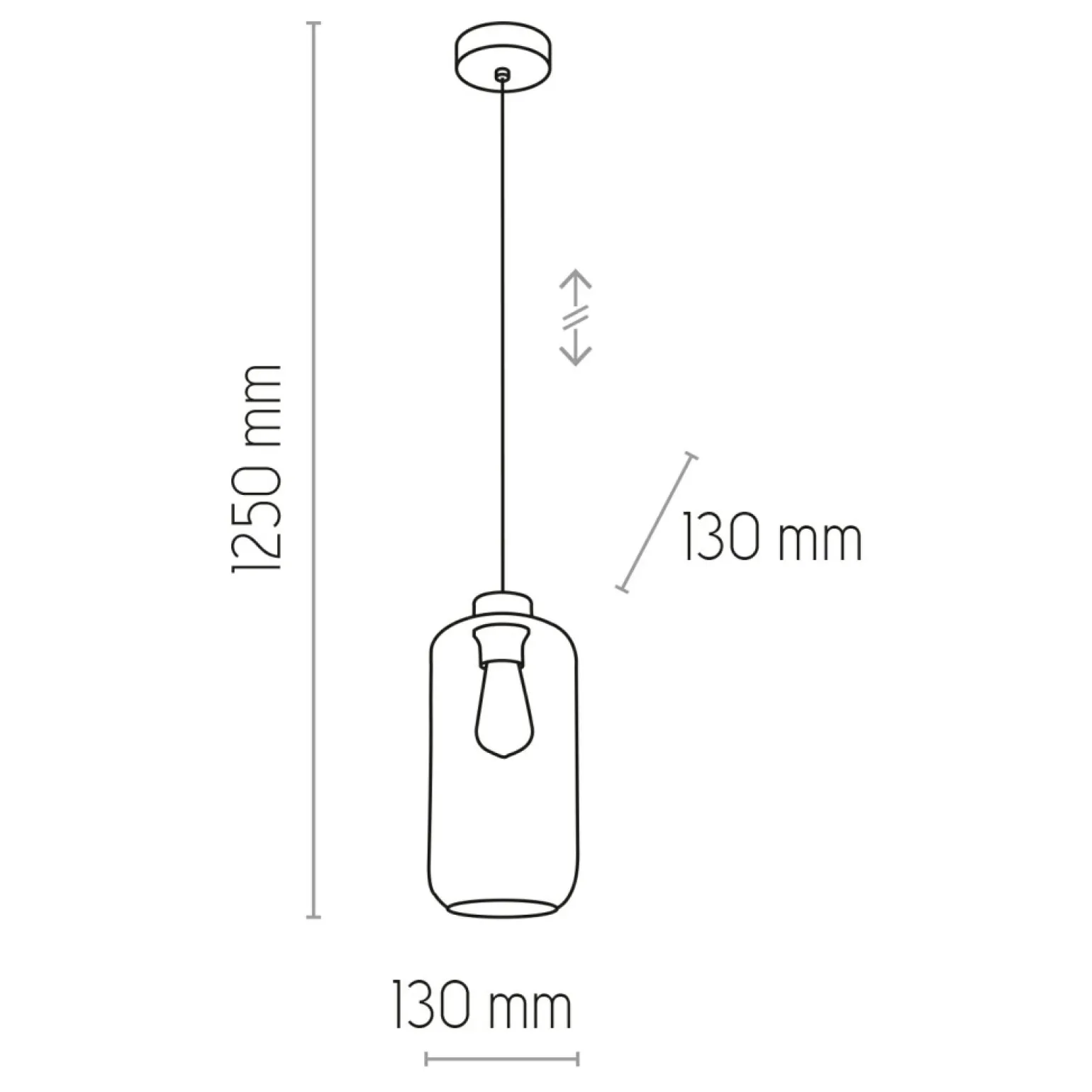 Best Sale Stylowa lampa wisząca ze złotą oprawką TK 3314 MARCO | Kaja Żyrandole Nowoczesne