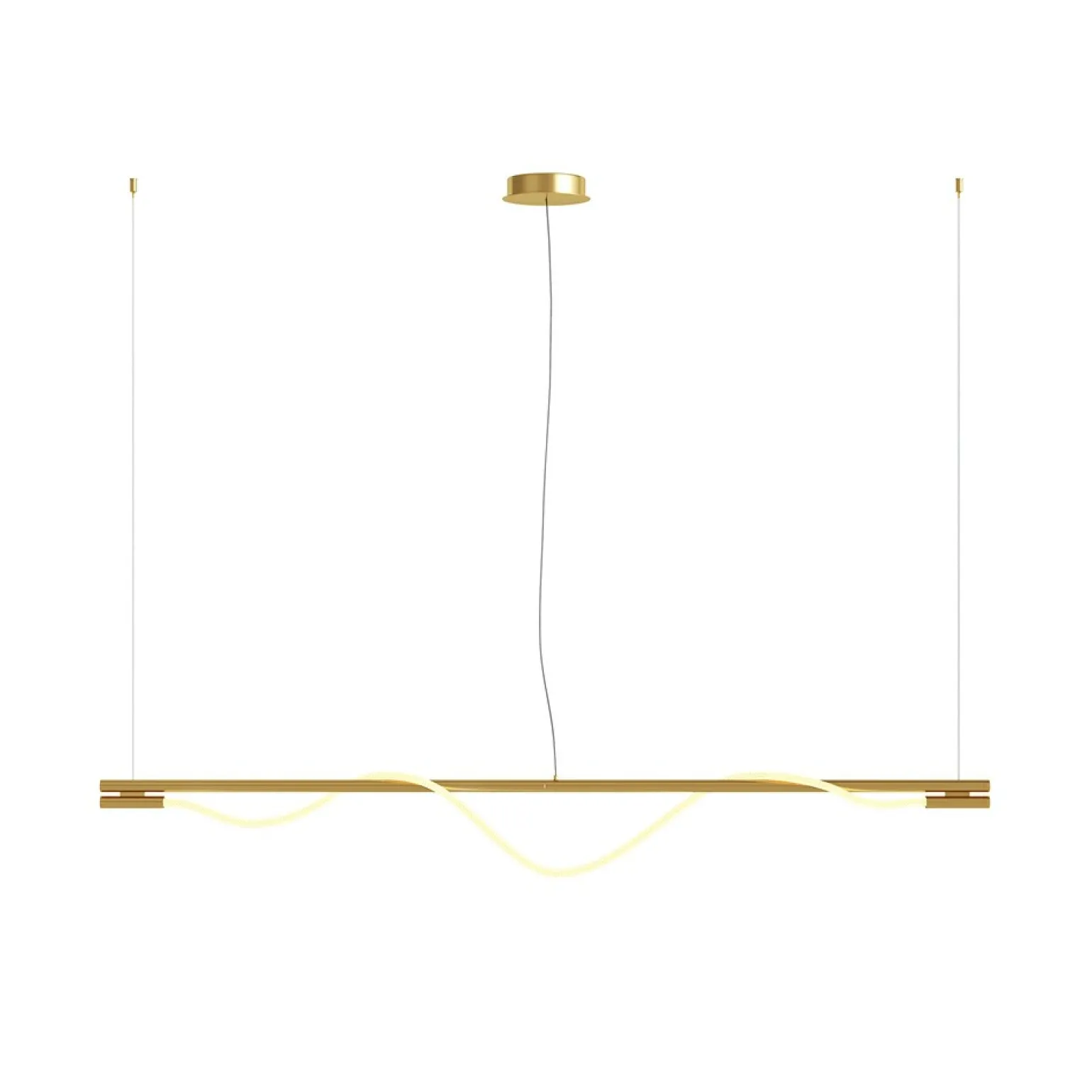Sale Stylowa lampa wisząca, złota konstrukcja MOD166PL-L20G3K z serii TAU Żyrandole Nowoczesne