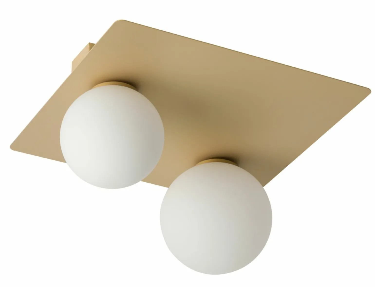 Fashion Stylowa lampa z dwoma białymi kloszami SIG 33277 ARGON PROSTOKĄT Żyrandole Nowoczesne