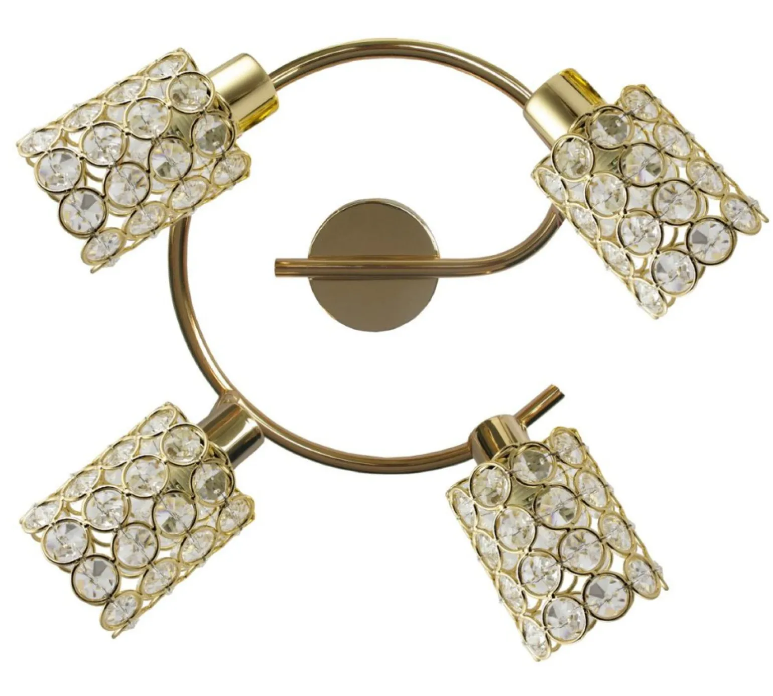 Cheap Stylowa lampa z kryształowymi spotami 98-07230 YORK | Kaja Oświetlenie Żyrandole Nowoczesne