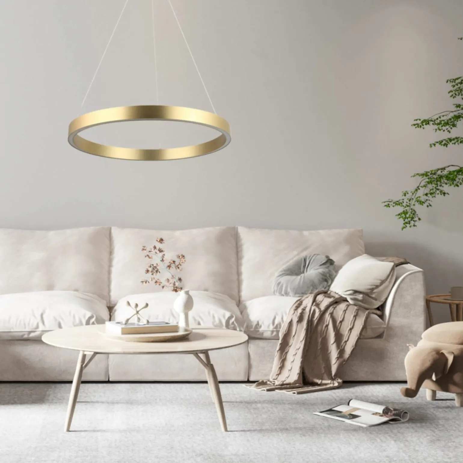 Best Sale Stylowa, ledowa lampa wisząca LP-033/1P S GD TRIANGLE z serii MIDWAY Żyrandole Nowoczesne