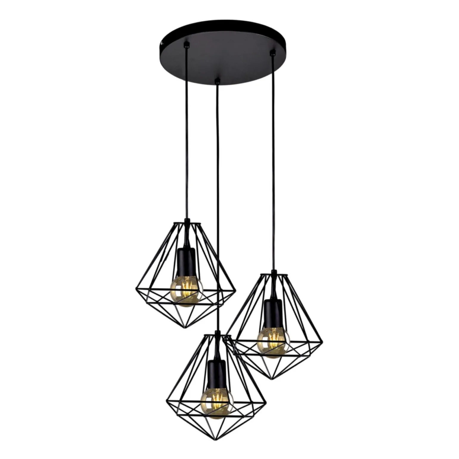 Store Stylowa, nowoczesna, czarna lampa wisząca K-4006 MARKO | Kaja Żyrandole Nowoczesne