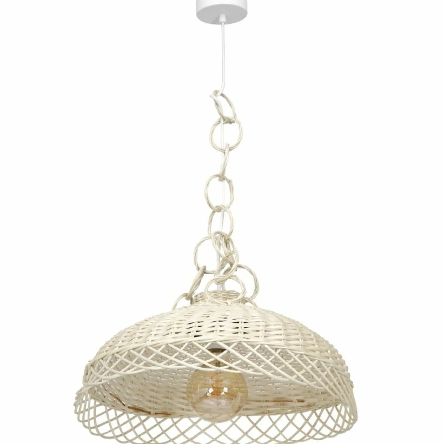 Best Stylowa, pleciona lampa wisząca w stylu boho MLP7997 VIMINI | Kaja Żyrandole Nowoczesne